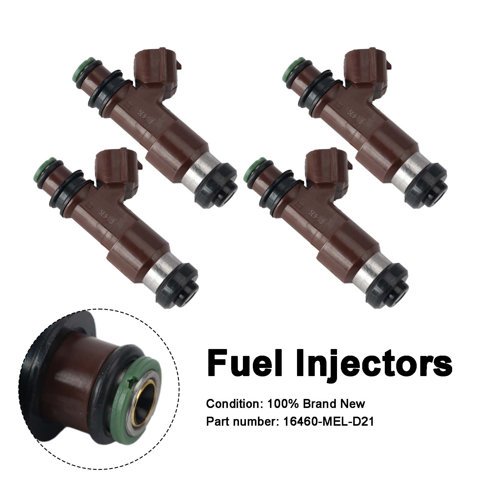 4 pièces 2006-2007 Honda CBR1000RR injecteurs de carburant 16460-MEL-D21