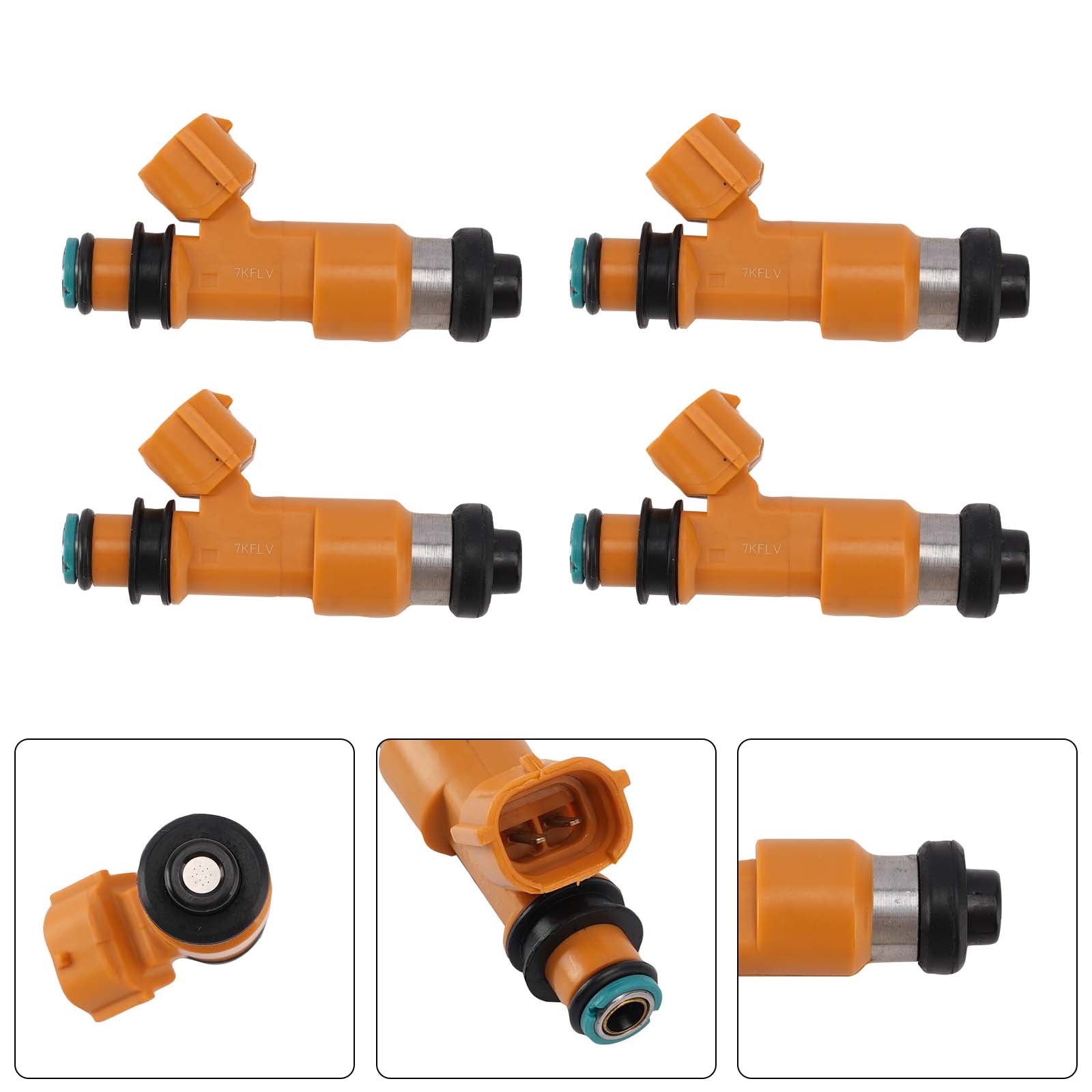 4PC 2003-2004 Honda CBR600RR Fuel Injectors 16450-MEE-003