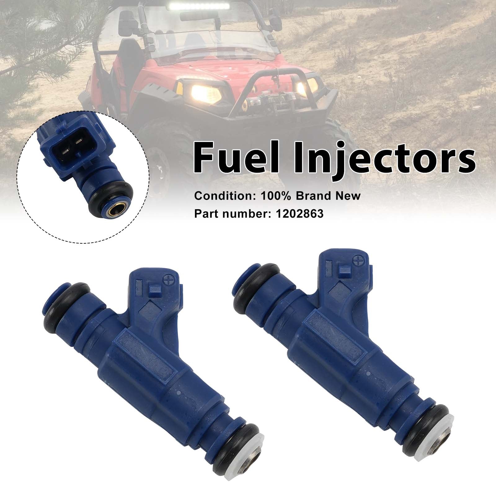 Injecteurs de carburant Polaris RZR Ranger Sportsman EFI 700 800, 2 pièces, 1202863