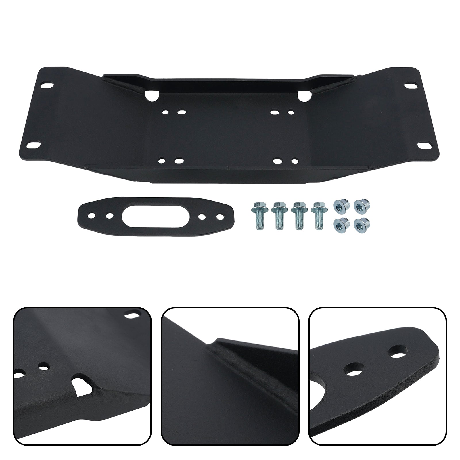 2022-2025 Polaris Ranger Midsize Sp 570/ Crew Winch Mount Plate Bracket Kit