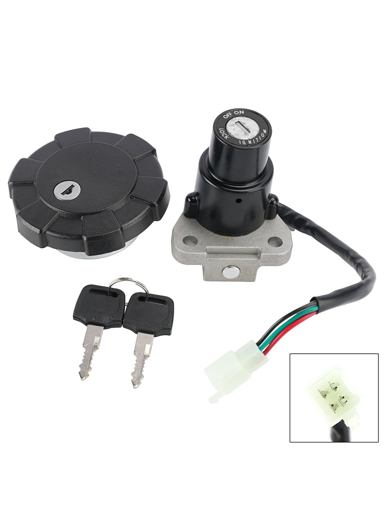 1987-2002 Yamaha DT 125R DT125R 4-Wire Ignition Switch Fuel Cap Lock Set