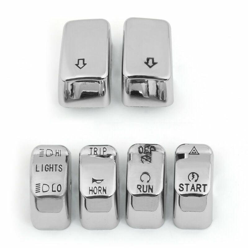 2011 Harley Softail Control Button Kit Häuser T4 Cap Chrom Switch