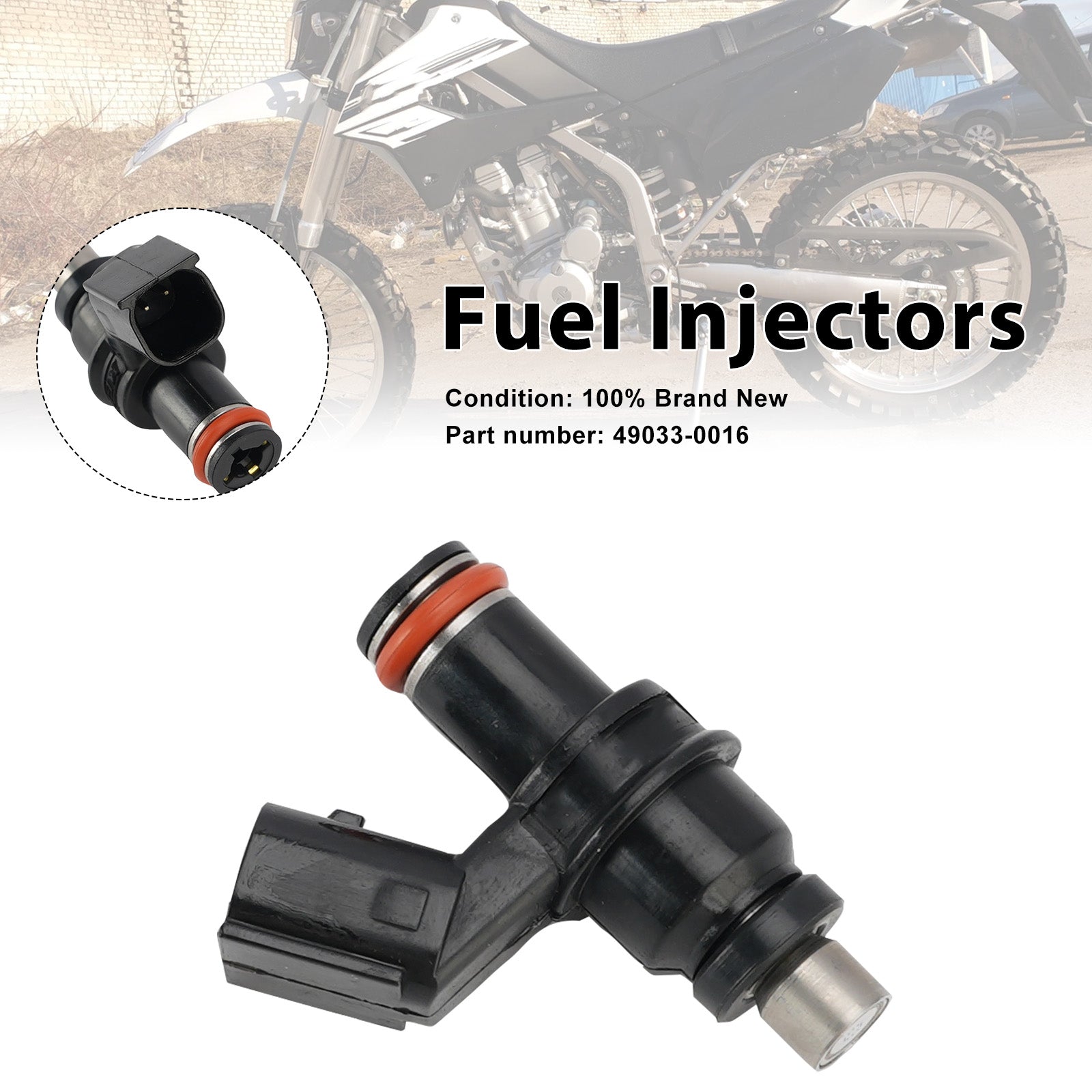 2018-2022 Kawasaki KLX250 KLX300 Brandstofinjectoren 49033-0016