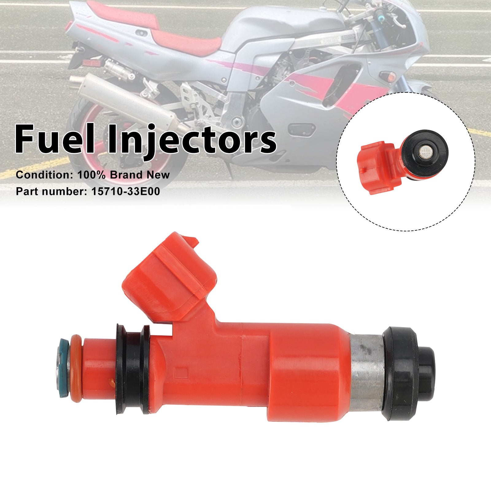 1998-1999 Suzuki GSXR750 GSX-R750 Wtryskiwacze paliwa 15710-33E00