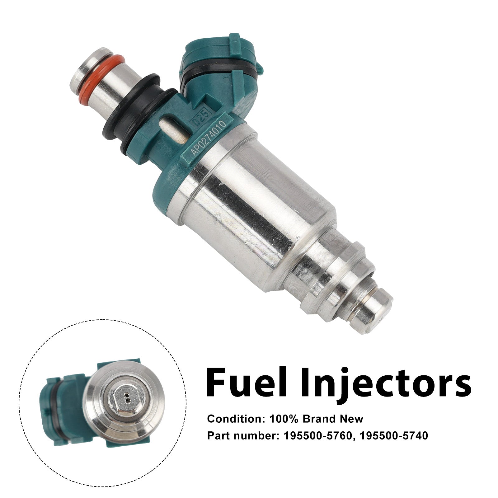 98-03 Suzuki TL1000 RSV1000 Fuel Injectors 195500-5760 195500-5740
