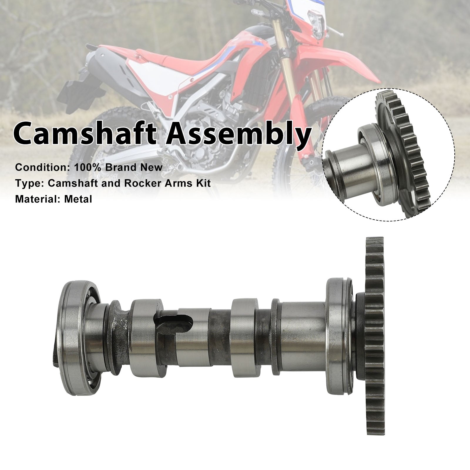 2004-2017 Honda CRF250X Camshaft Assembly 14100-KSC-770