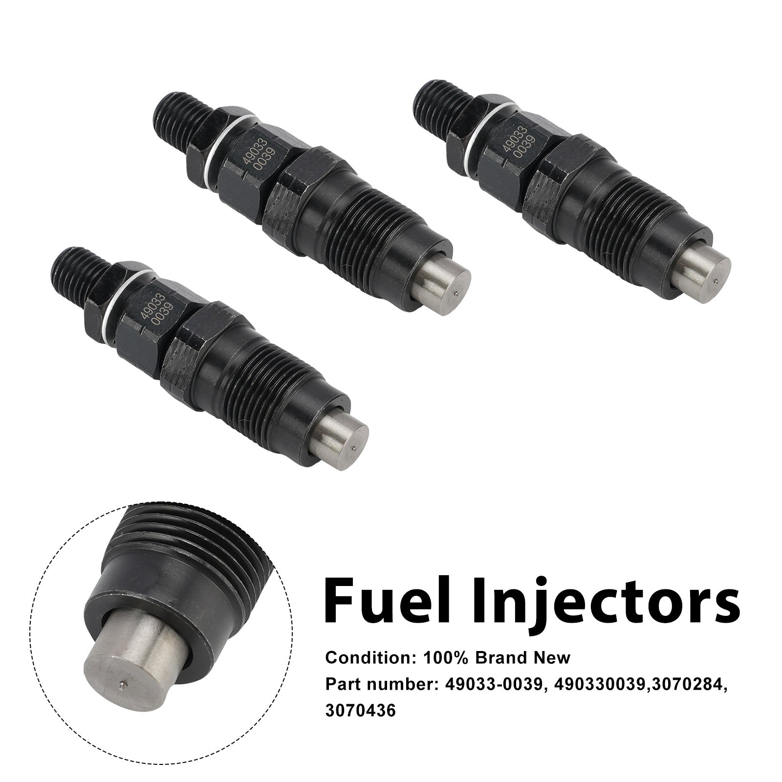 Injecteurs de carburant Kawasaki KAF1000 Polaris UTV 49033 – 0039, 3 pièces, 3070284 3070436