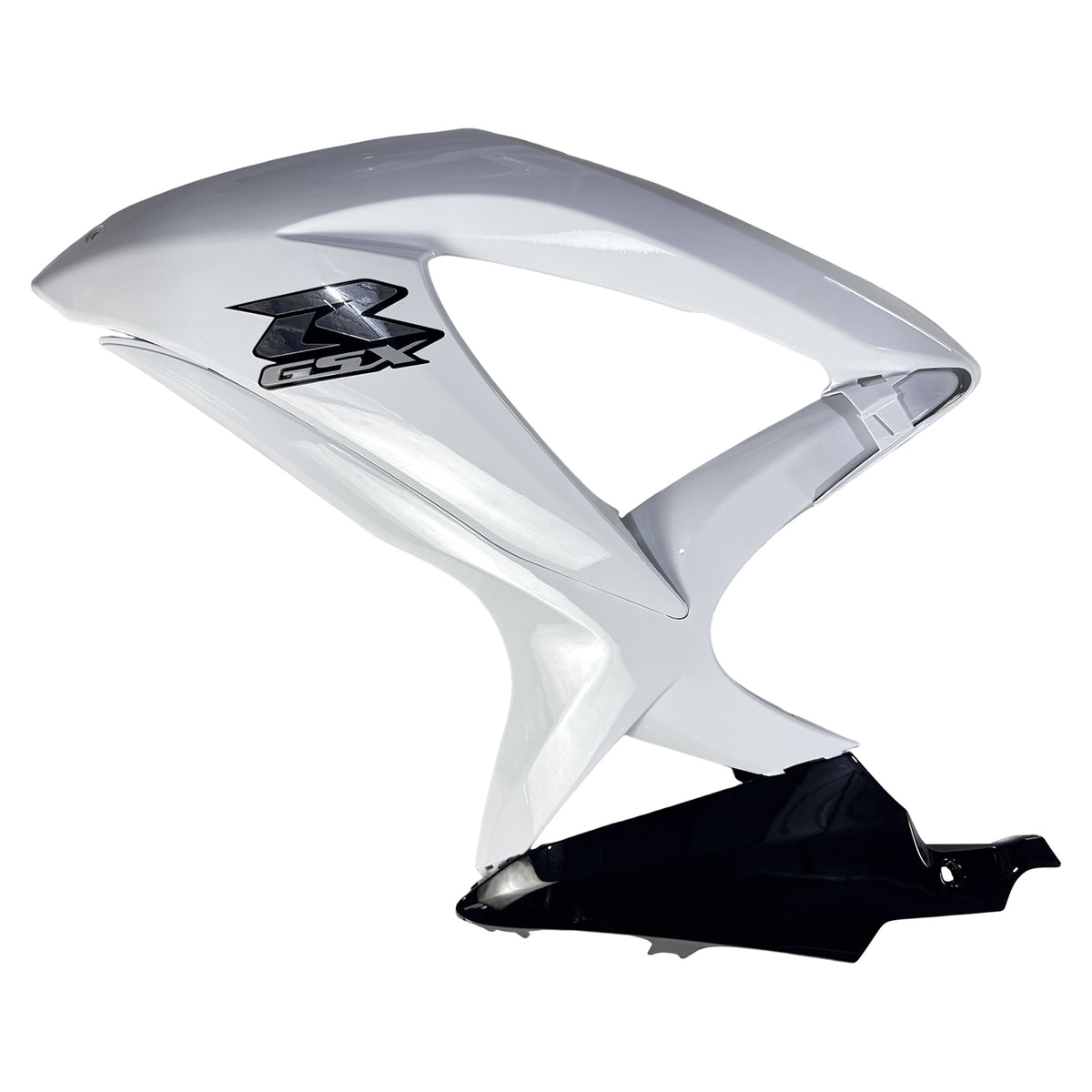 Amotopart 2008–2010 Suzuki GSXR 600/750 K8 Weiß Schwarz Verkleidungsset