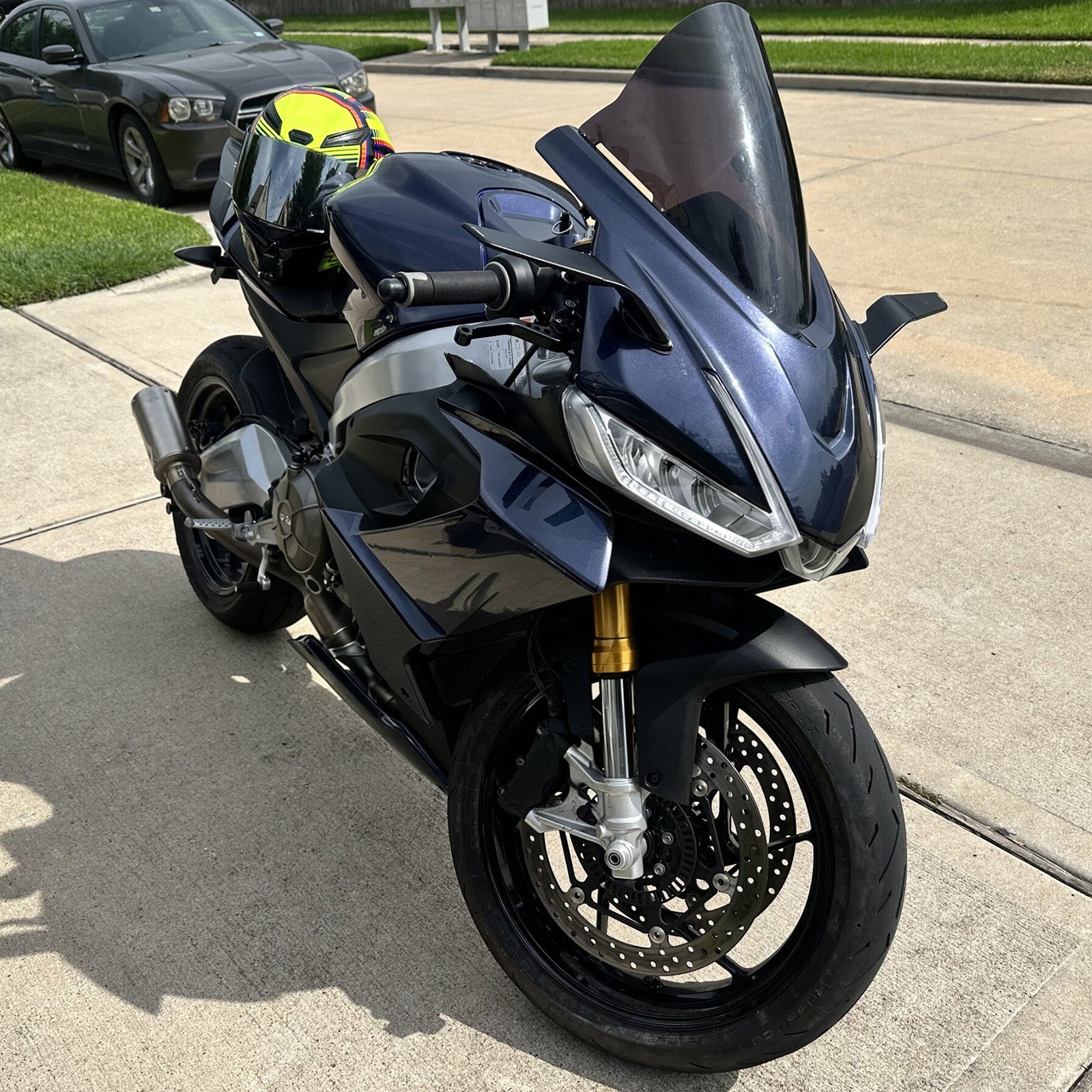 Amotopart 2020-2024 Aprilia RS 660 Blue Black White Fairing Kit