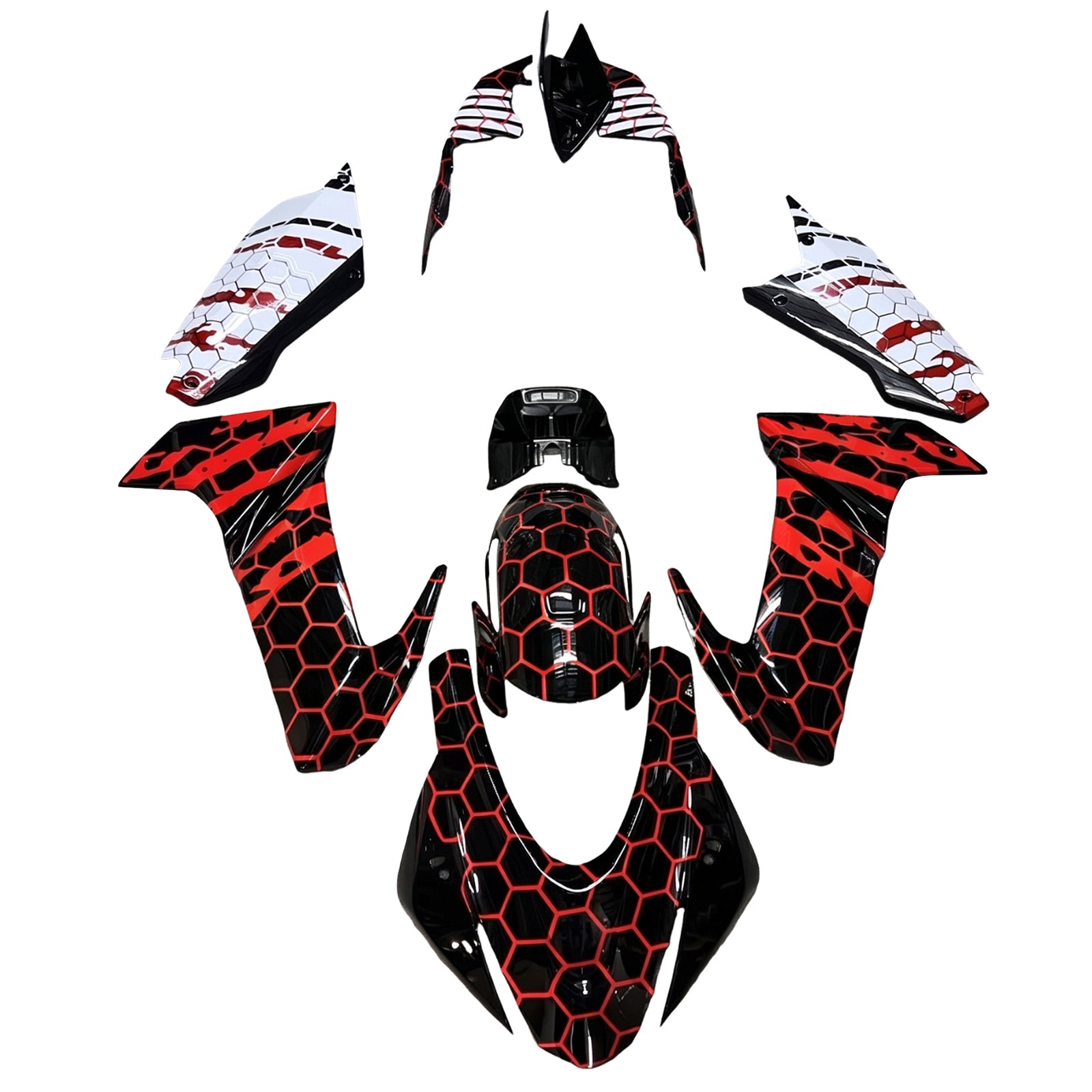 Amotopart 2020-2024 Aprilia RS 660 White Red Black Fairing Kit