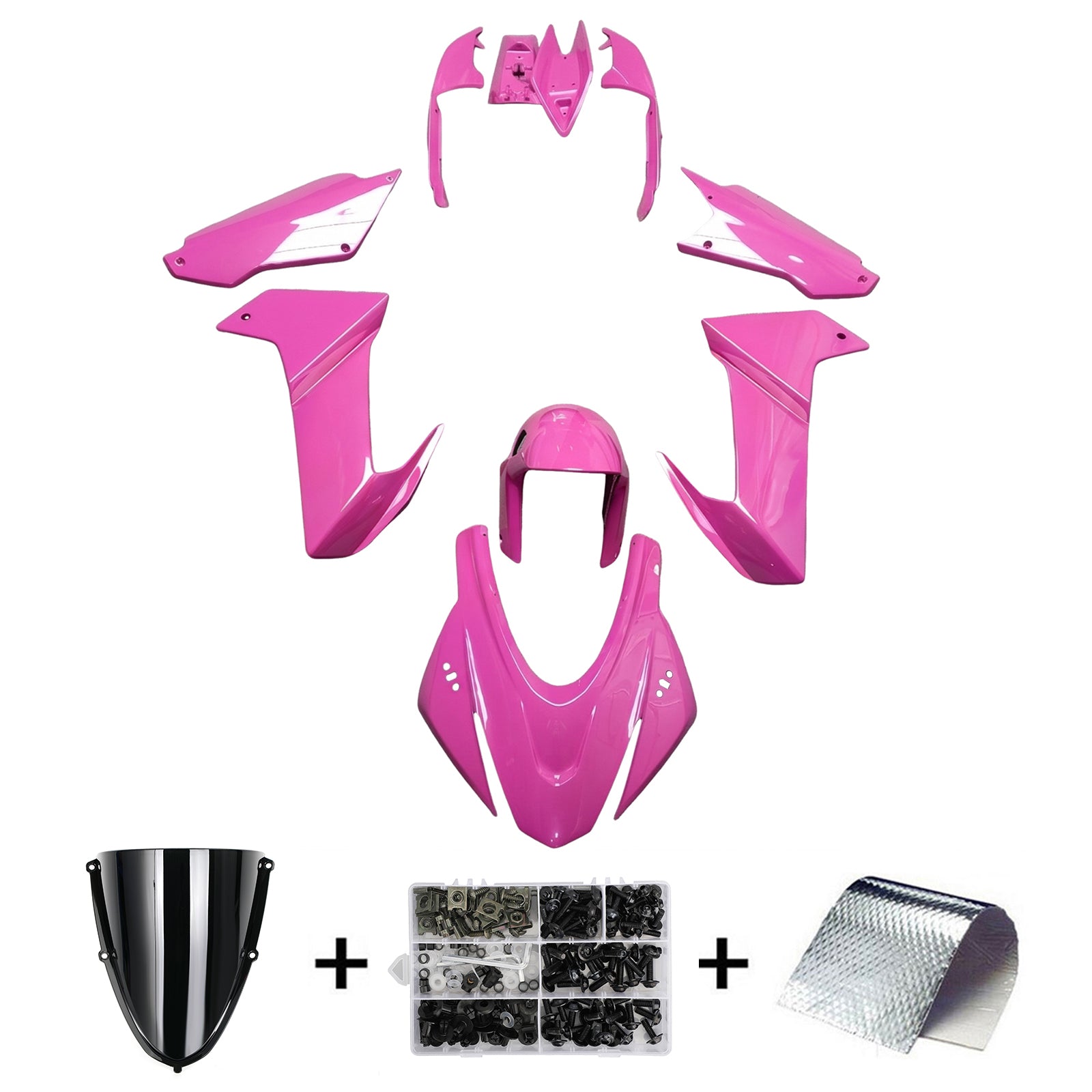 Amotopart 2020-2024 Aprilia RS 660 Pink Fairing Kit