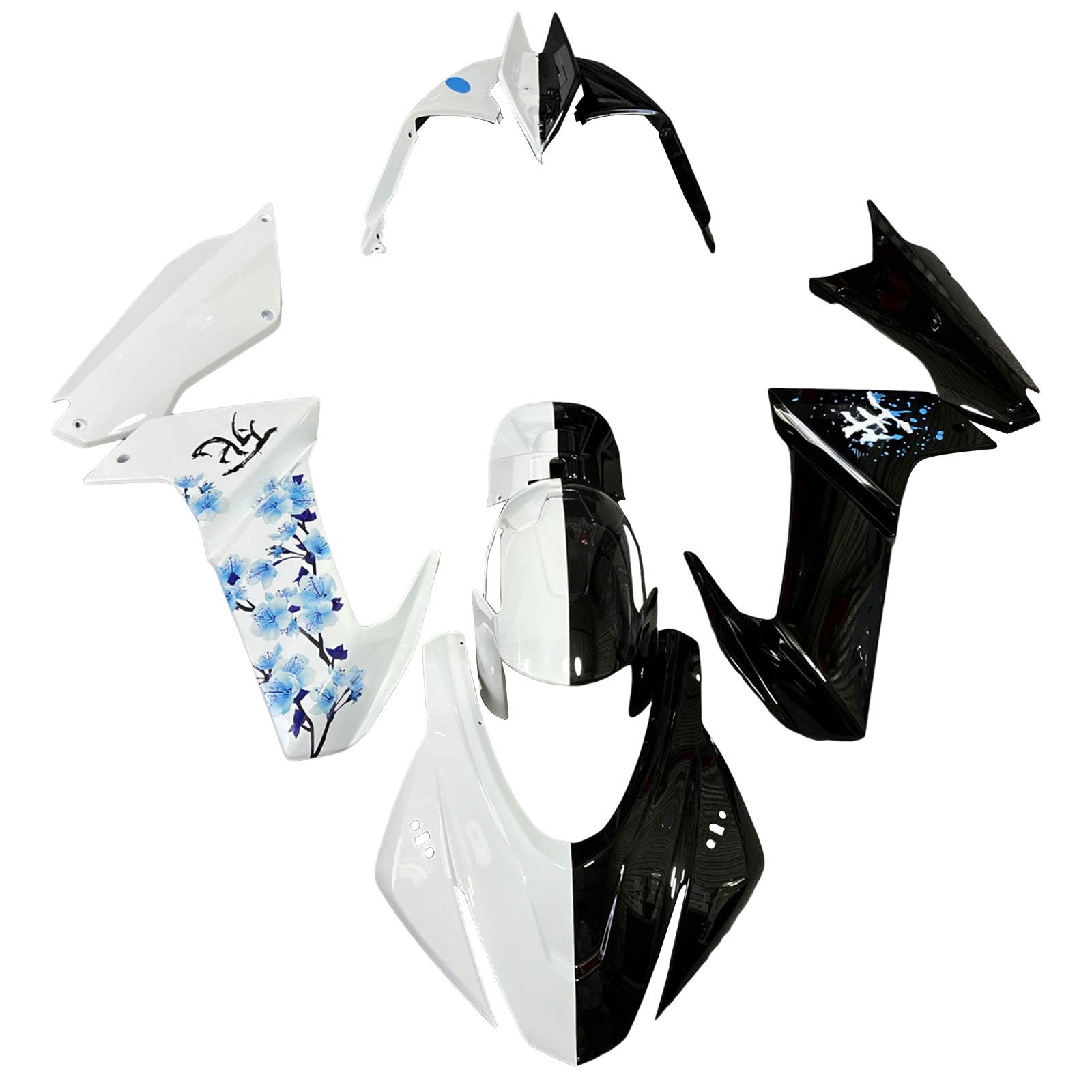 Amotopart 2020-2024 Aprilia RS 660 White Blue Black Fairing Kit