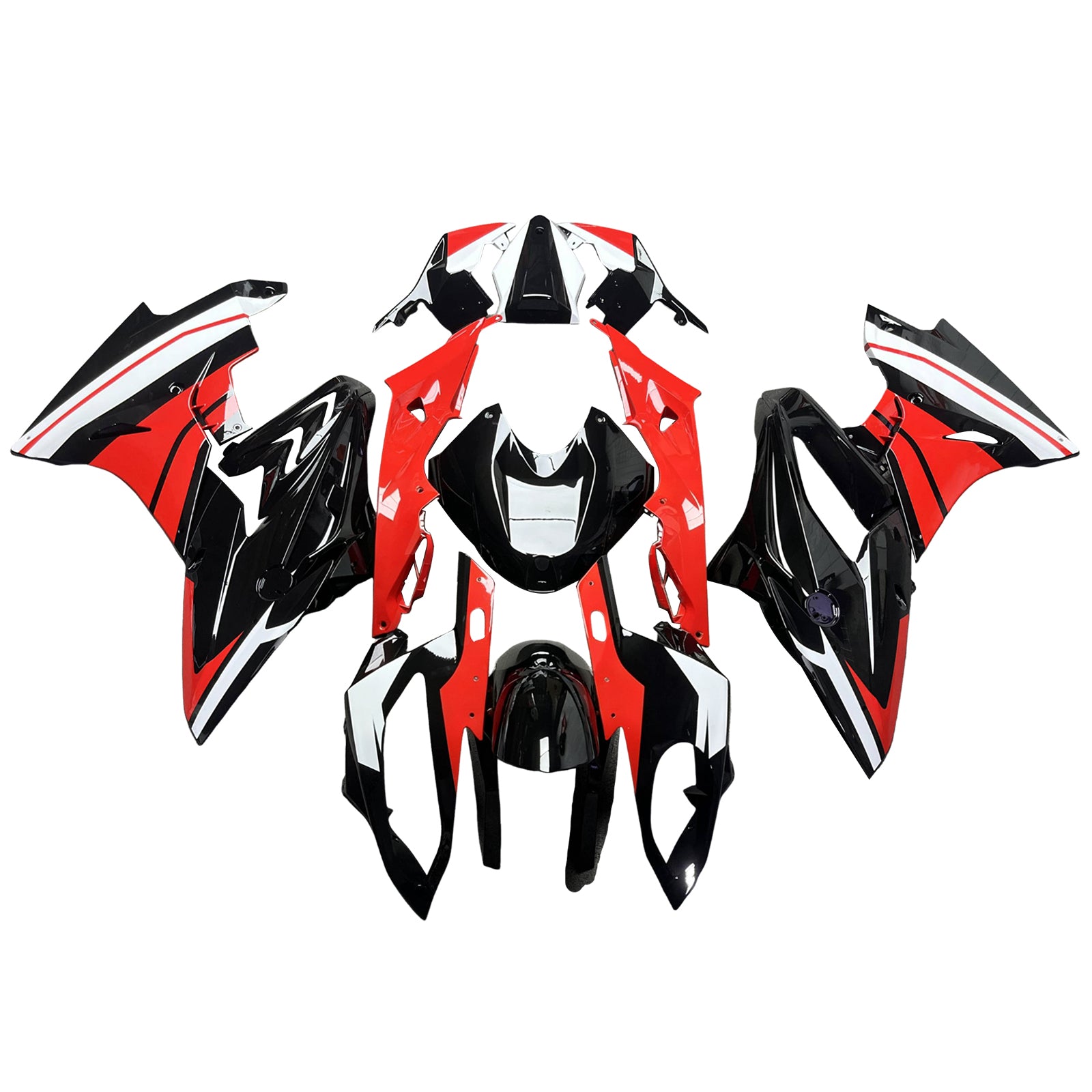 Amotopart 2017-2018 BMW S1000RR Blue Red Black White Fairing Kit