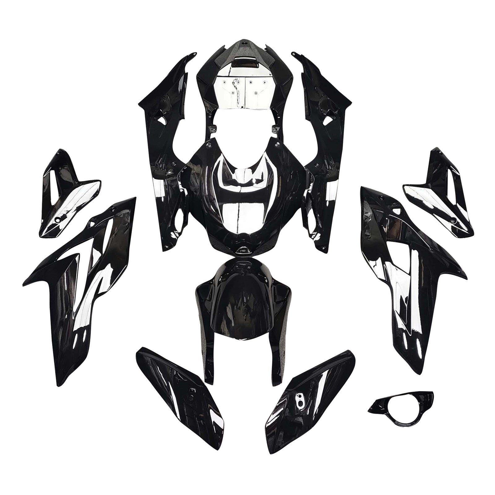 Amotopart 2014-2016 BMW S1000R Black Fairing Kit
