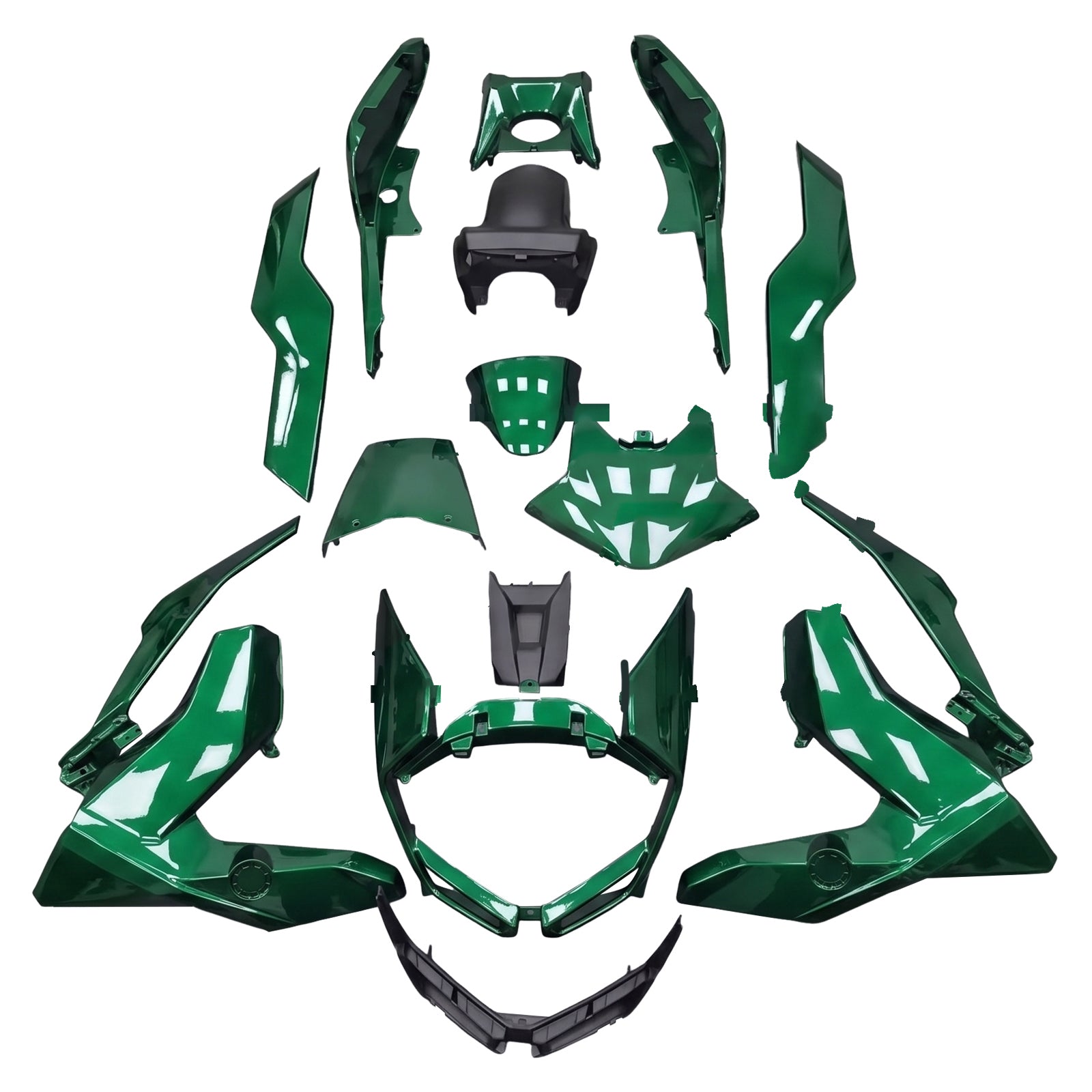 Amotopart 2019-2025 BMW C400GT Green Black Fairing Kit