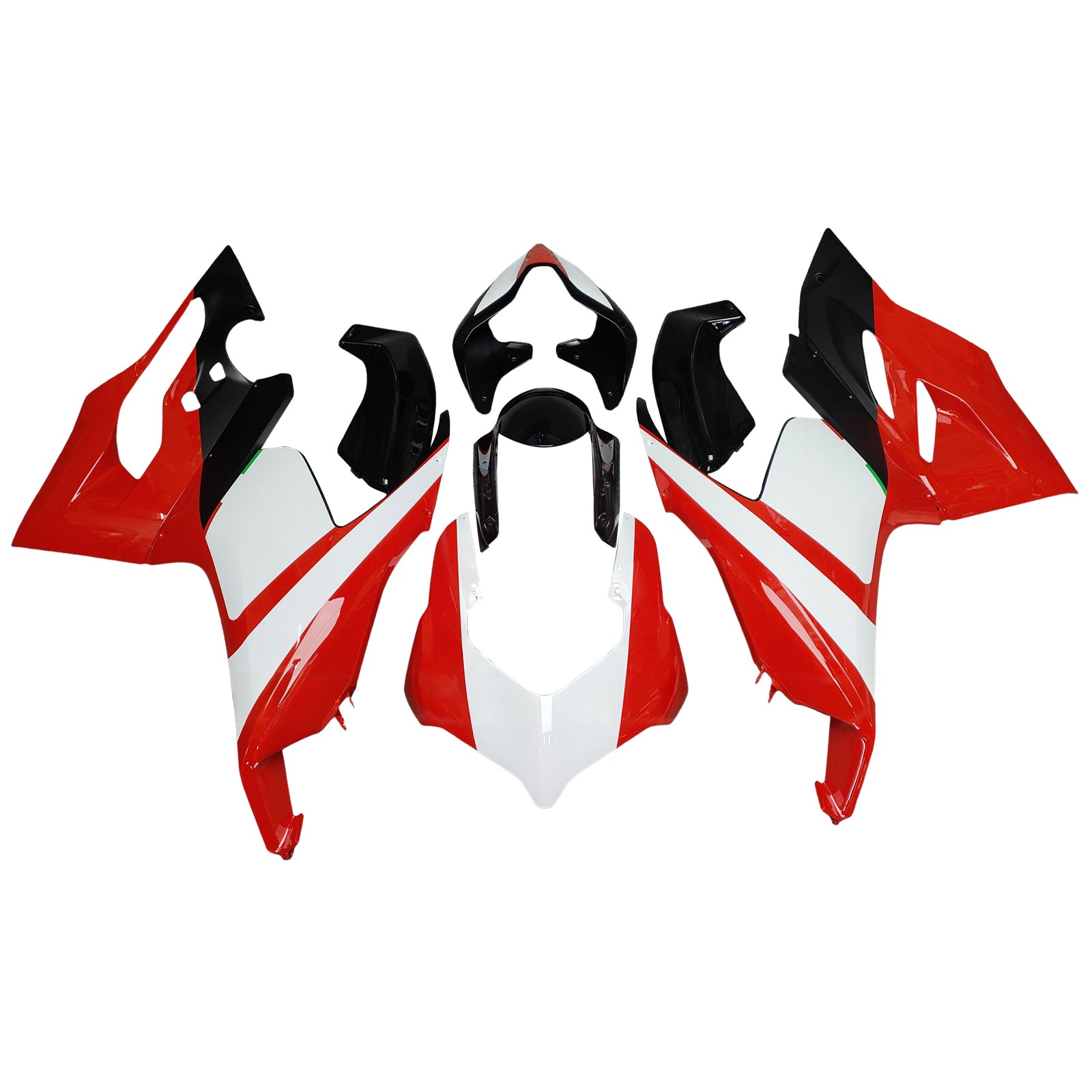 Amotopart 2020-2024 Ducati Panigale V2 Red White Black Fairing Kit