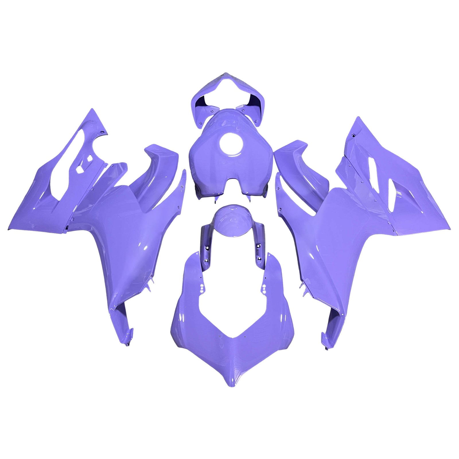 Amotopart 2020-2024 Ducati Panigale V2 Lavender Blue Fairing Kit