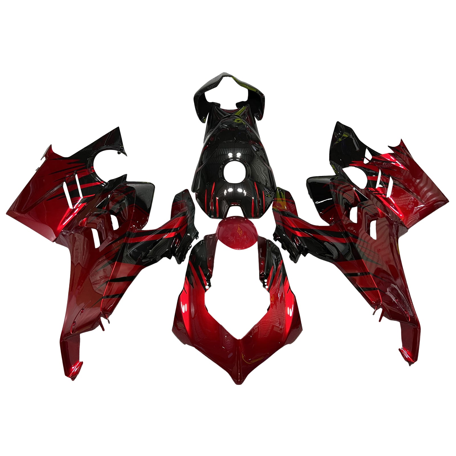 Amotopart 2022-2024 Ducati Panigale V4 V4S Black White Red Fairing Kit