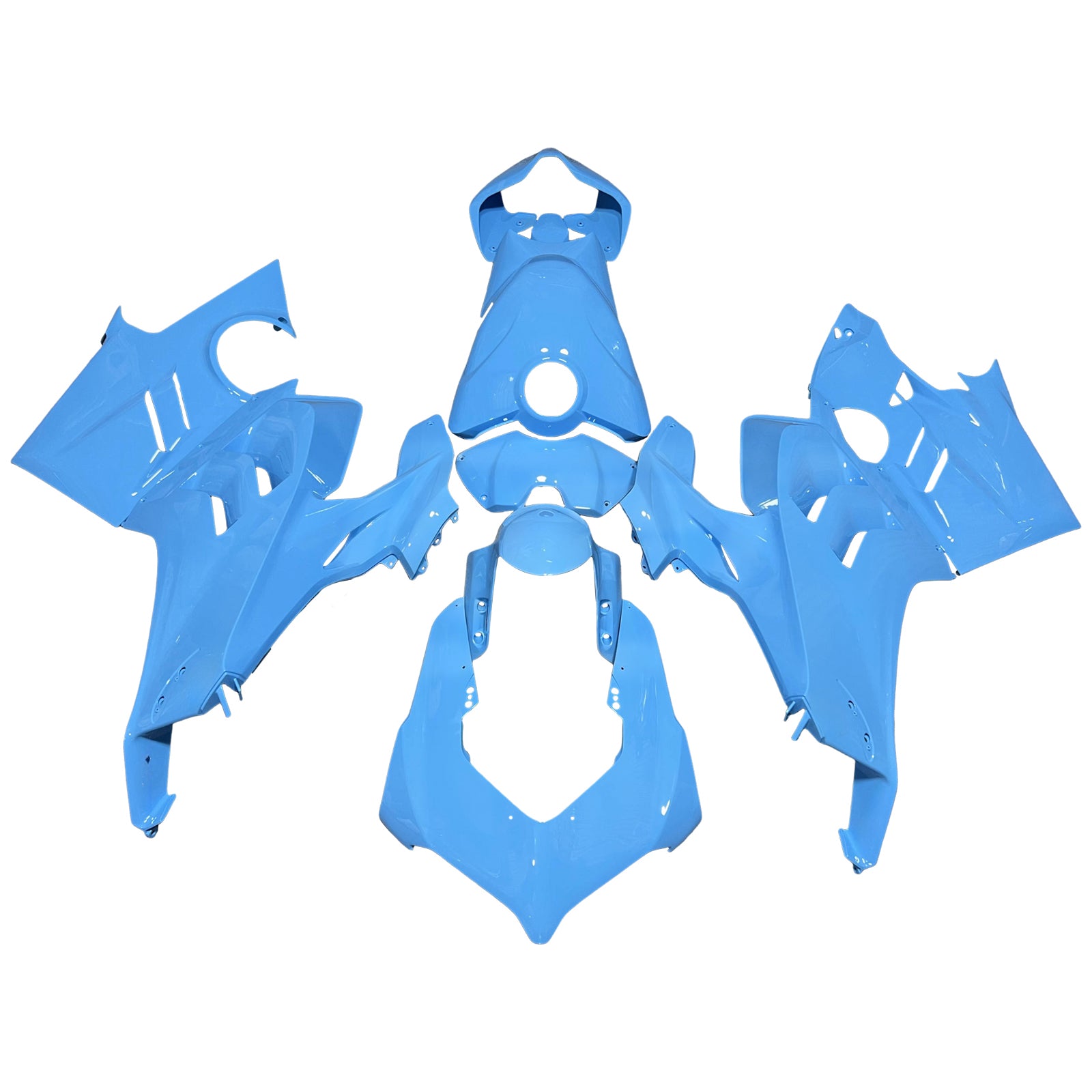 Amotopart 2022-2024 Ducati Panigale V4 V4S Blue Fairing Kit