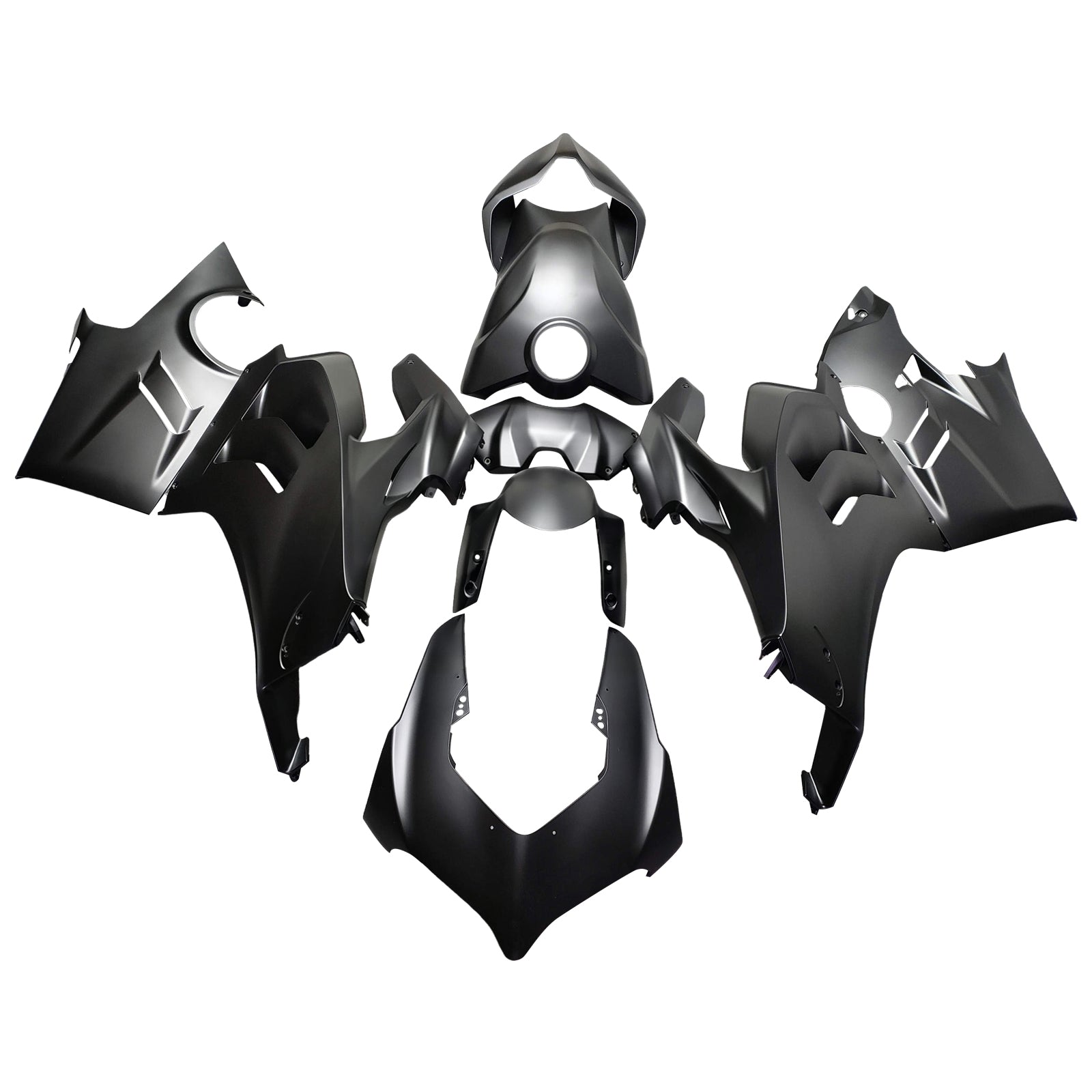 Amotopart 2022-2024 Ducati Panigale V4 V4S Black Fairing Kit