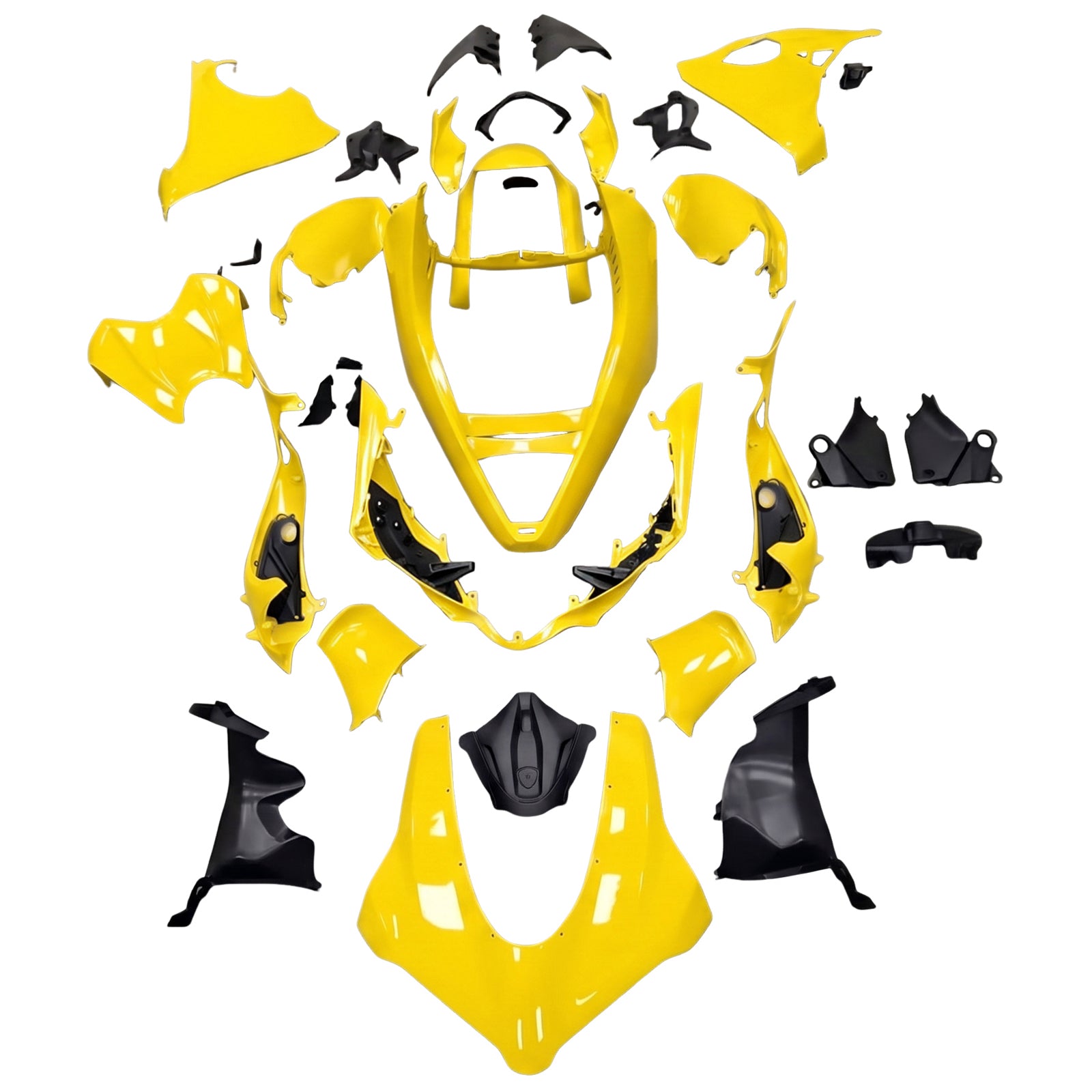 Amotopart 2025-2026 Ducati Panigale V4 V4S Gul Hvid Sort Fairing Kit