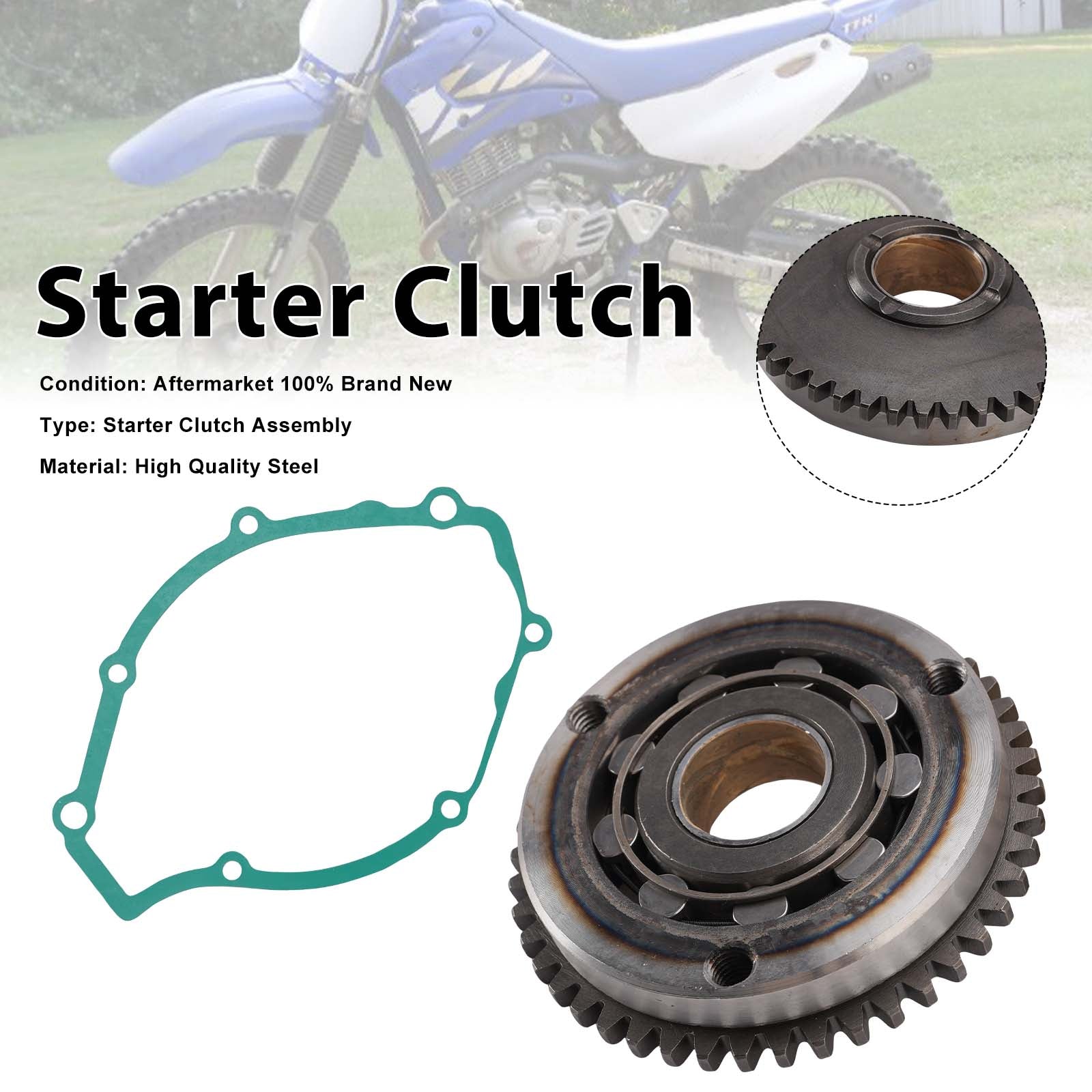00-06 Yamaha TTR125 XT125 5AP-15517 One Way Starter Clutch 4TU-15590