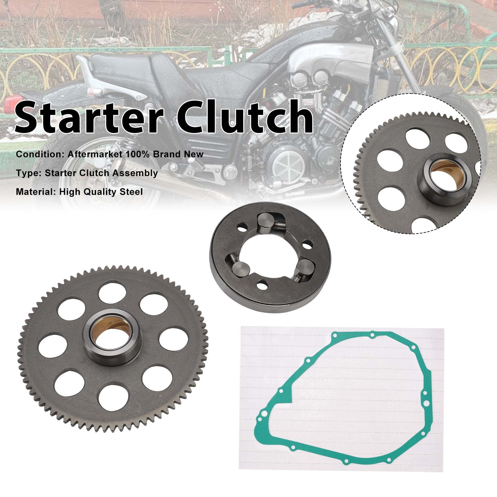 Yamaha XVZ1200 XVZ1300 VMX12 VMAX12 One Way Starter Clutch Kits