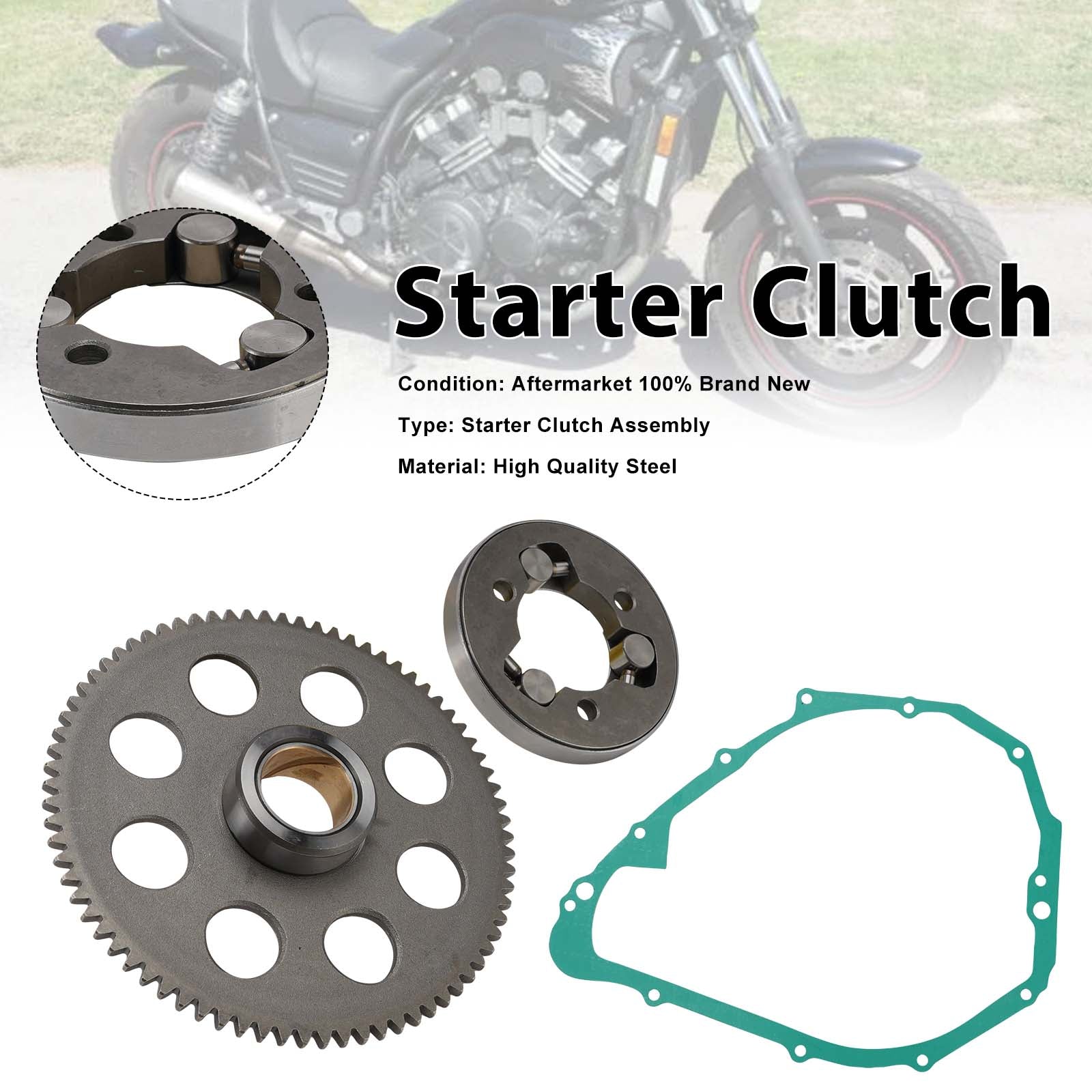 Yamaha XVZ1200 XVZ1300 VMX12 VMAX12 One Way Starter Clutch Kits