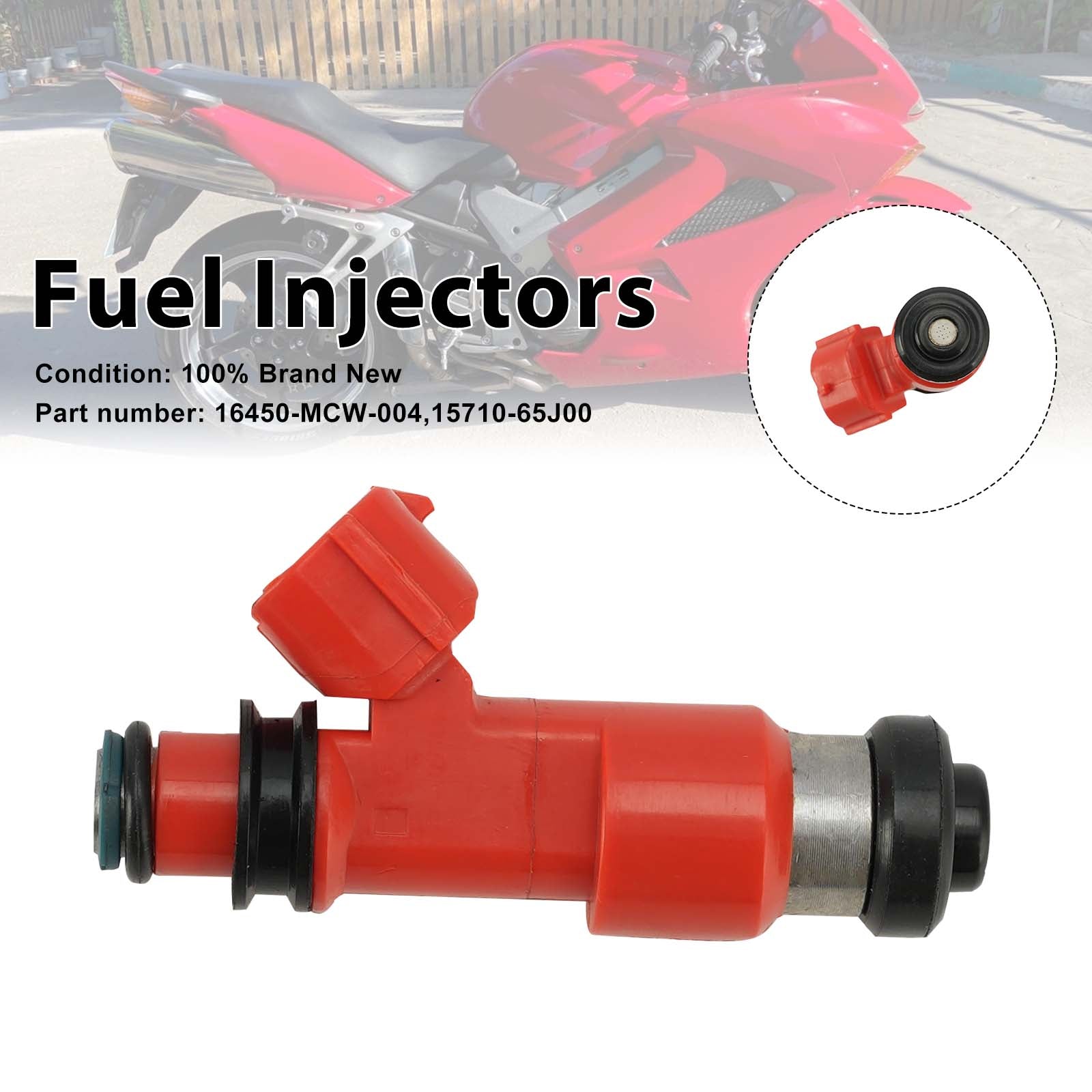 02-09 Injecteurs de carburant Honda VFR800 15710-65J00 16450-MCW-004