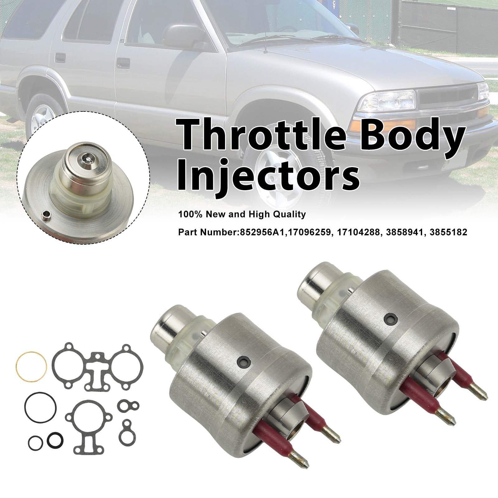 MerCruiser 4,3 L 5,0 L 5,7 L Marine 3855182 Injecteurs de corps de papillon 17104288