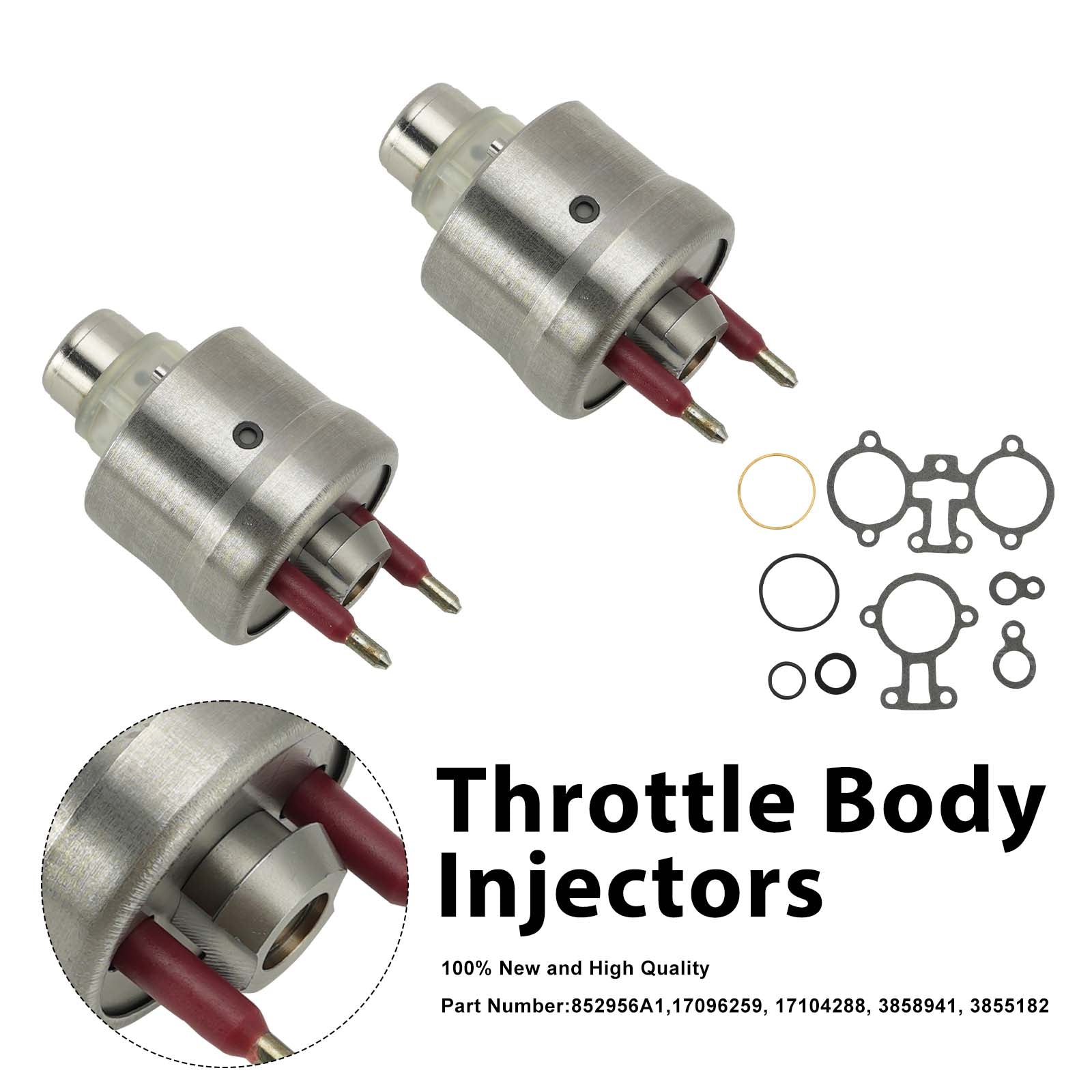 MerCruiser 4,3 L 5,0 L 5,7 L Marine 3855182 Injecteurs de corps de papillon 17104288
