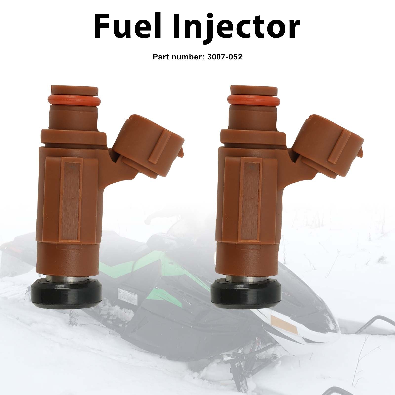 2PC 2004-2017 Arctic Cat Sno Pro 500 F5 ZR 4000 Fuel Injectors 3007-052
