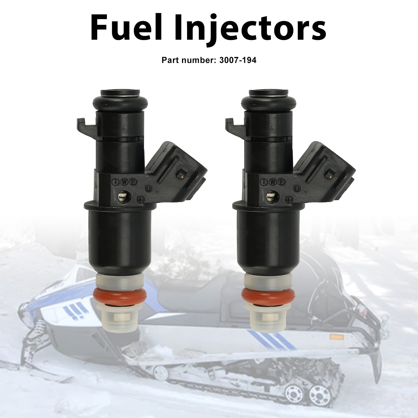 2PC 09-14 08-14 14-17 Arctic Cat Bearcat Z1 TZ1 ZR5000 Fuel Injectors 3007-194