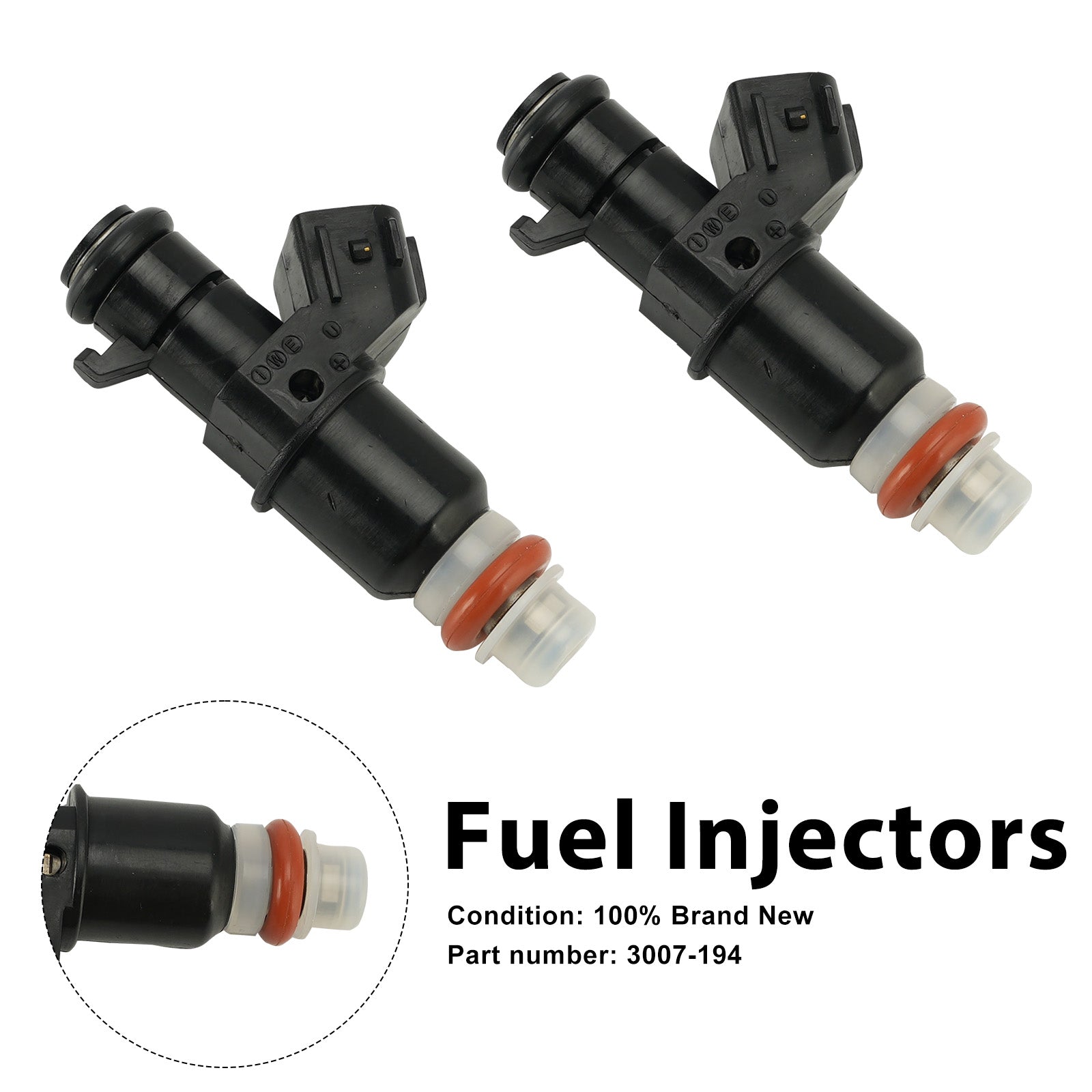 2PC 09-14 08-14 14-17 Arctic Cat Bearcat Z1 TZ1 ZR5000 Fuel Injectors 3007-194