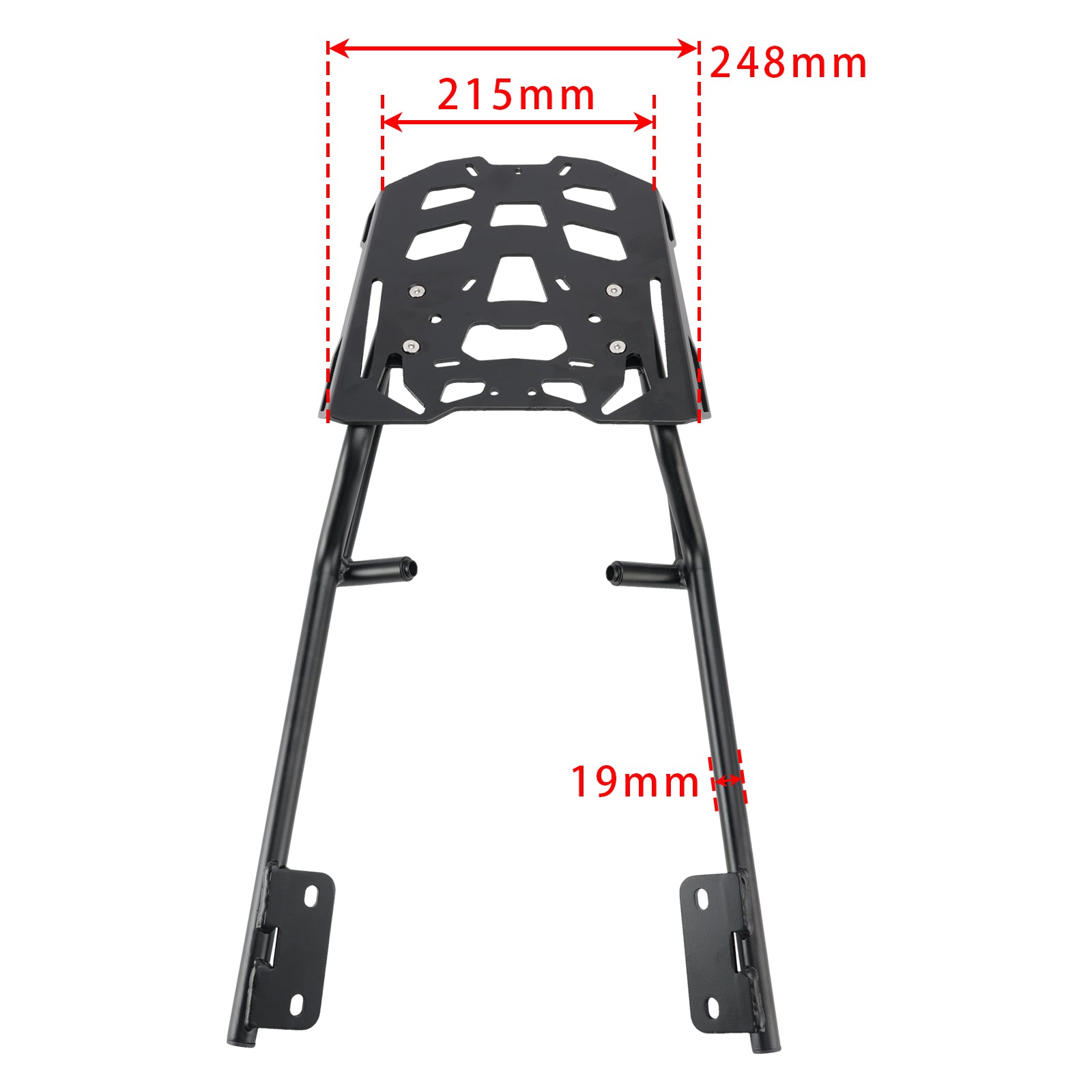 2016-2020 Yamaha Tracer 700 / GT Black Luggage Rack Cargo Rear Carrier