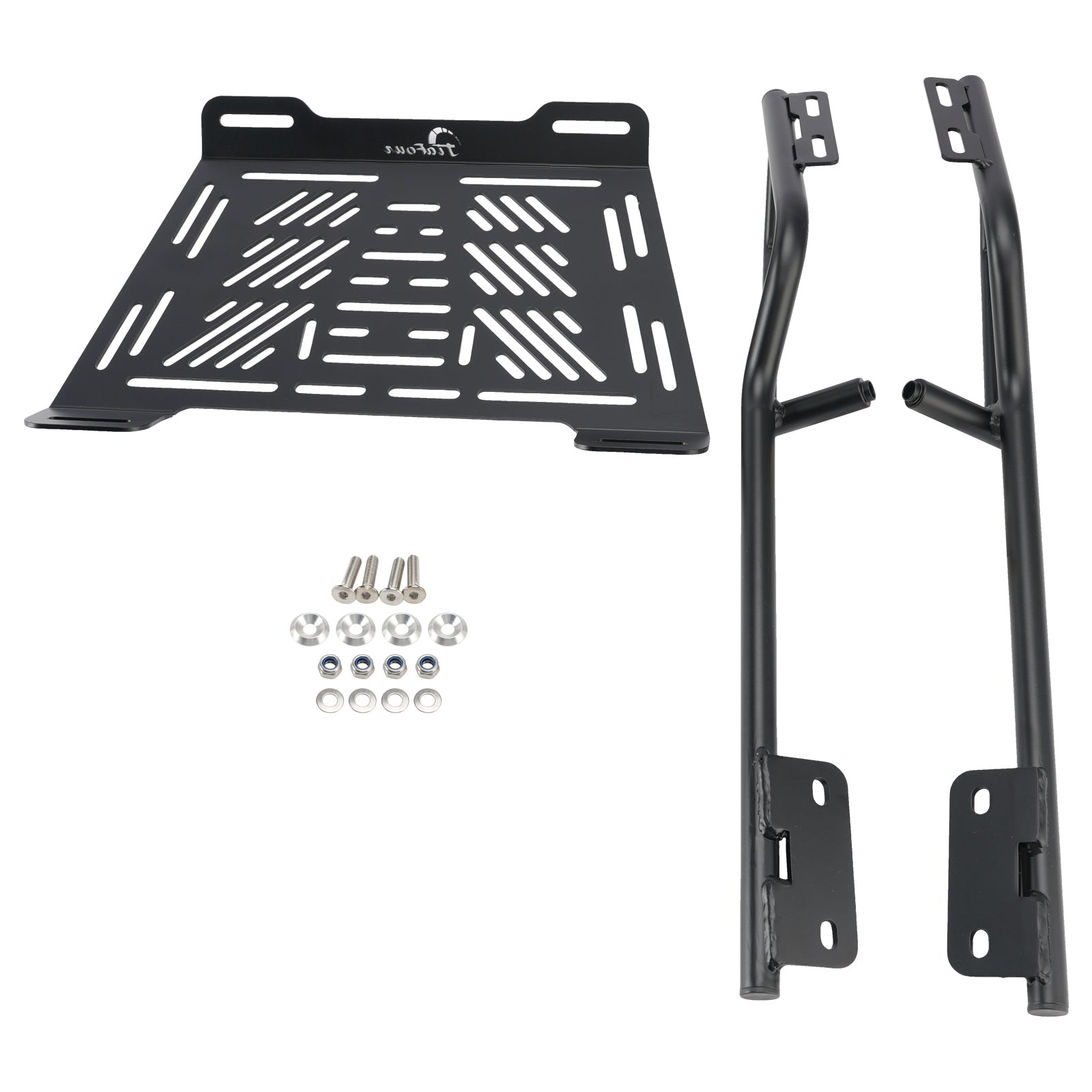 2016-2020 Yamaha Tracer 700 / GT Black Rear Luggage Rack Enlargement Plate