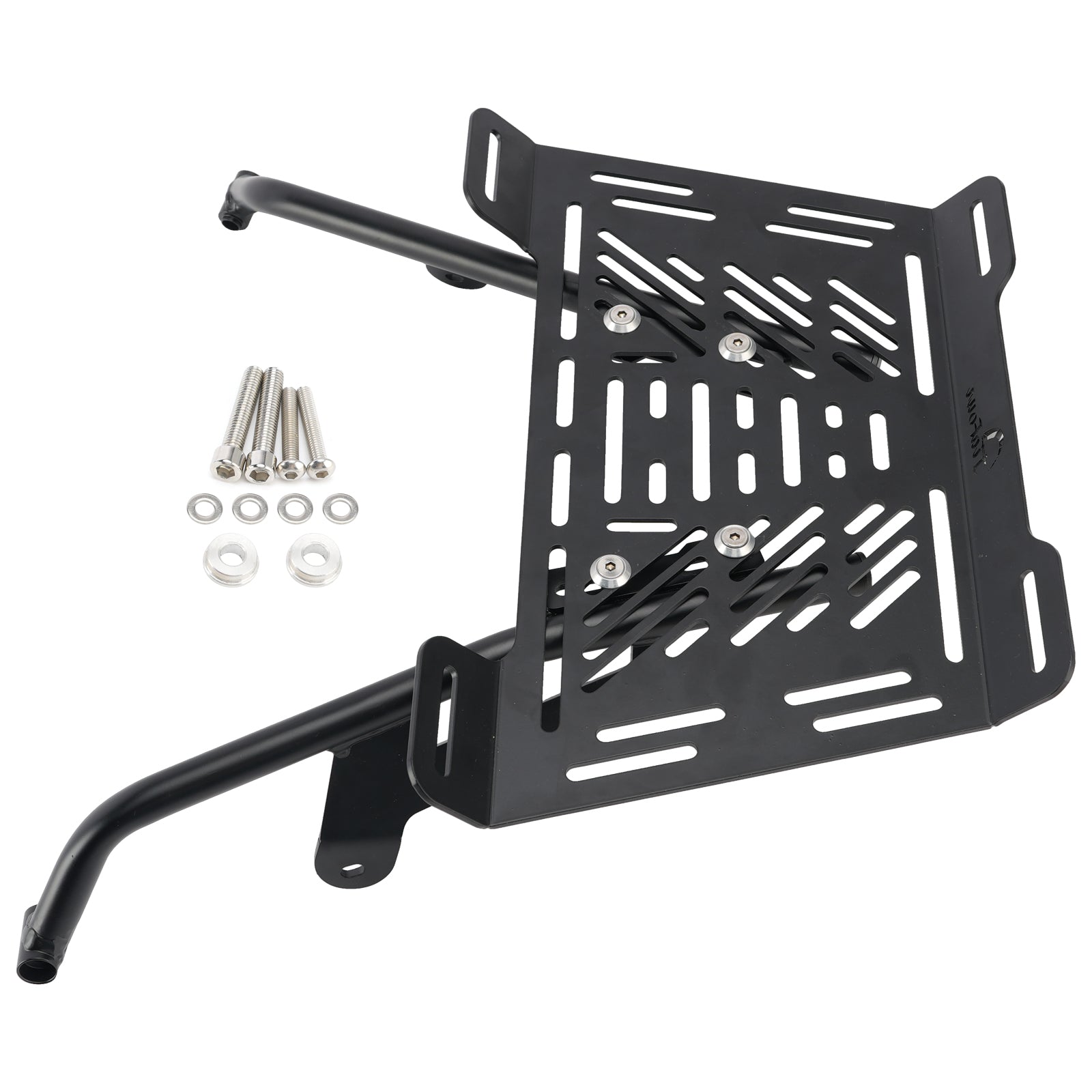 2022-2025 Aprilia Tuareg 660 Placa de ampliação do bagageiro traseiro preto