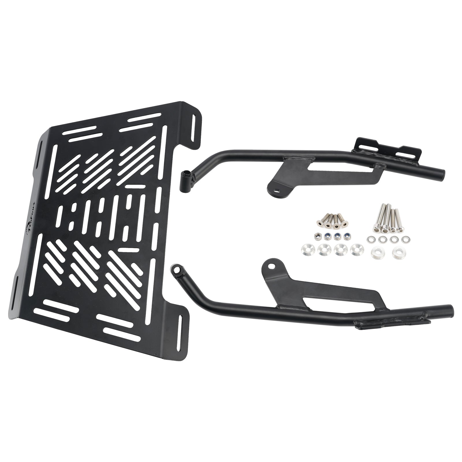 2022-2025 Aprilia Tuareg 660 Placa de ampliação do bagageiro traseiro preto