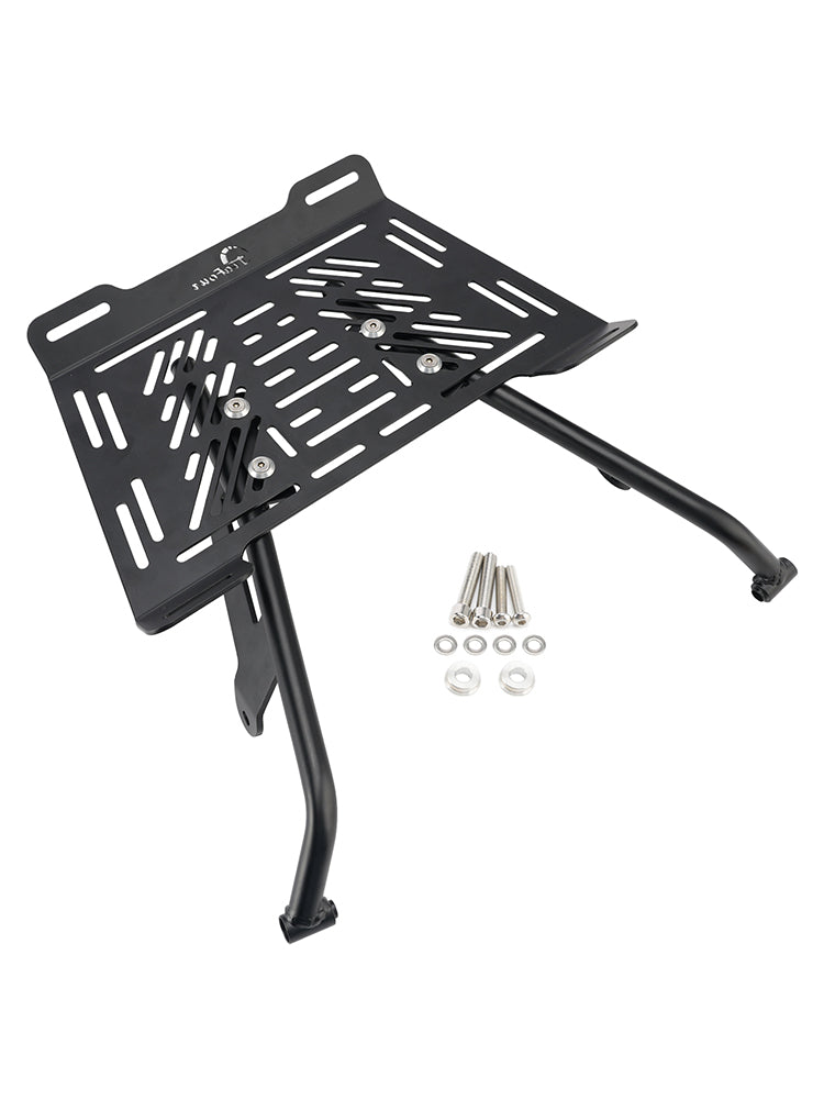 2022-2025 Aprilia Tuareg 660 Placa de ampliação do bagageiro traseiro preto