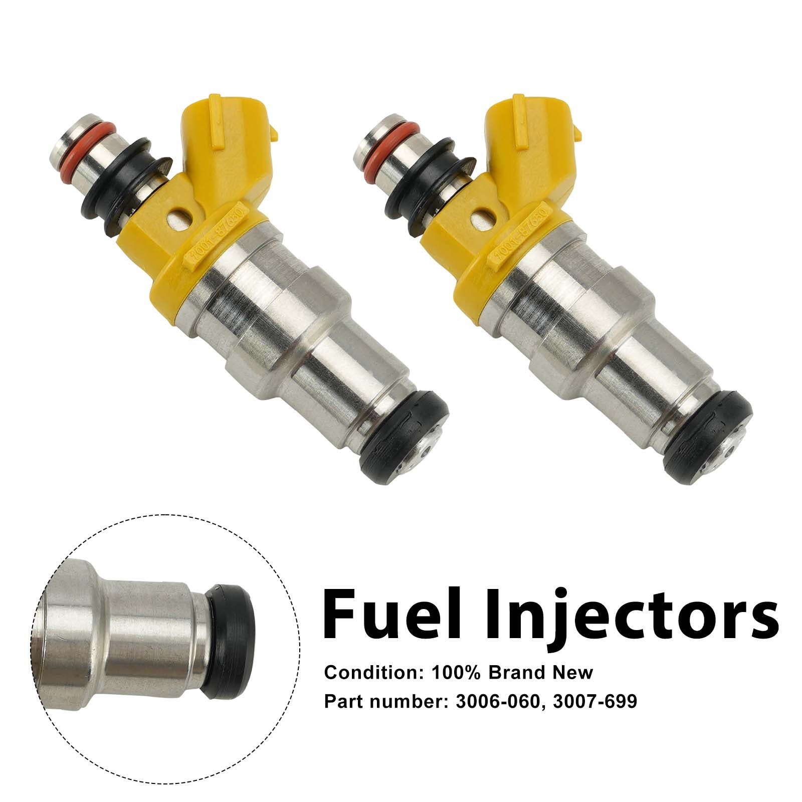 2ks Arctic Cat ZR ZL Sabercat M6 M7 M8 3007-699 Vstřikovače paliva 3006-060