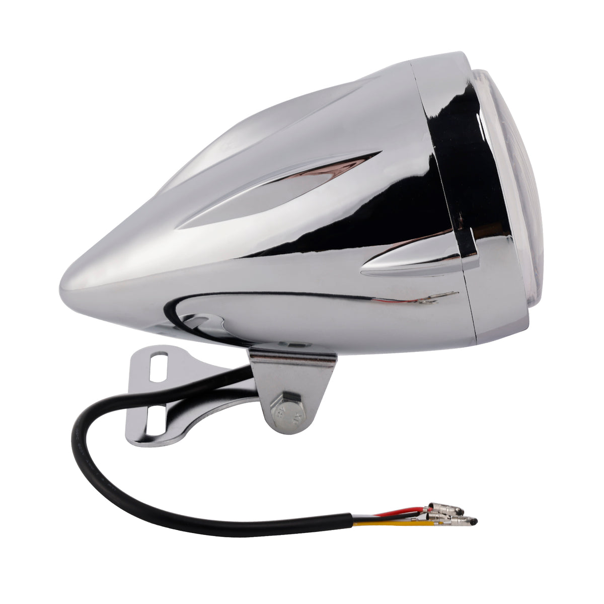 Racer Bobber High&Low Beam Headlight Beam Fog Lamp Custom 6000Lm