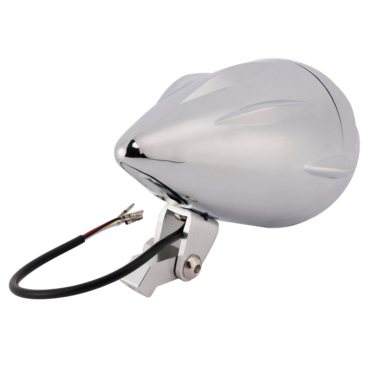 Racer Bobber High&Low Beam Headlight Beam Fog Lamp Custom 6000Lm