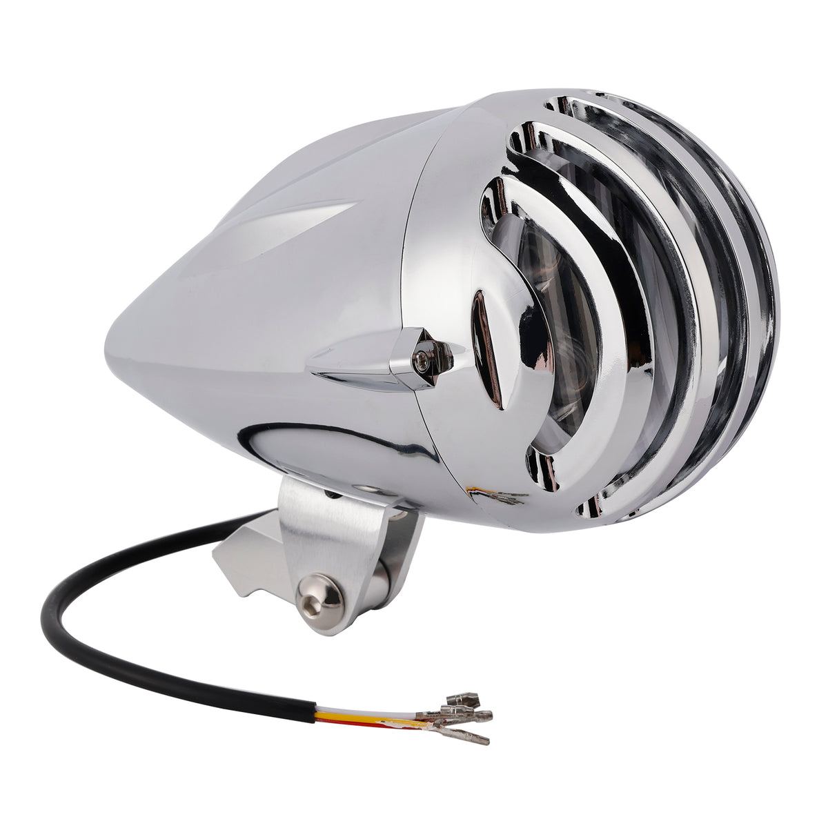 Racer Bobber High&Low Beam Headlight Beam Fog Lamp Custom 6000Lm