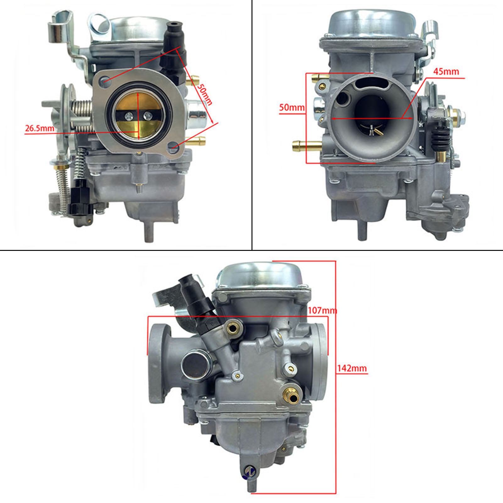 2007-2012 Honda Rebel 250 CMX250C 16100-KEN-670 16100-KEN-B11 Carburetor Carb