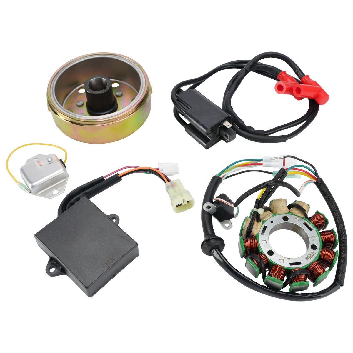 1997-2011 Yamaha Banshee YFZ350 Stator Regulator CDI Box Ignition Coil Flywheel