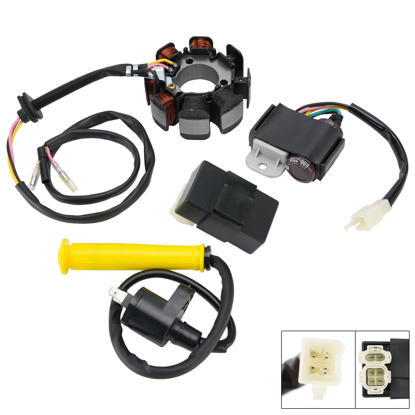 Kit de bobina de ignição da caixa CDI do regulador do estator Honda XR 250R XR250R 1986-1995