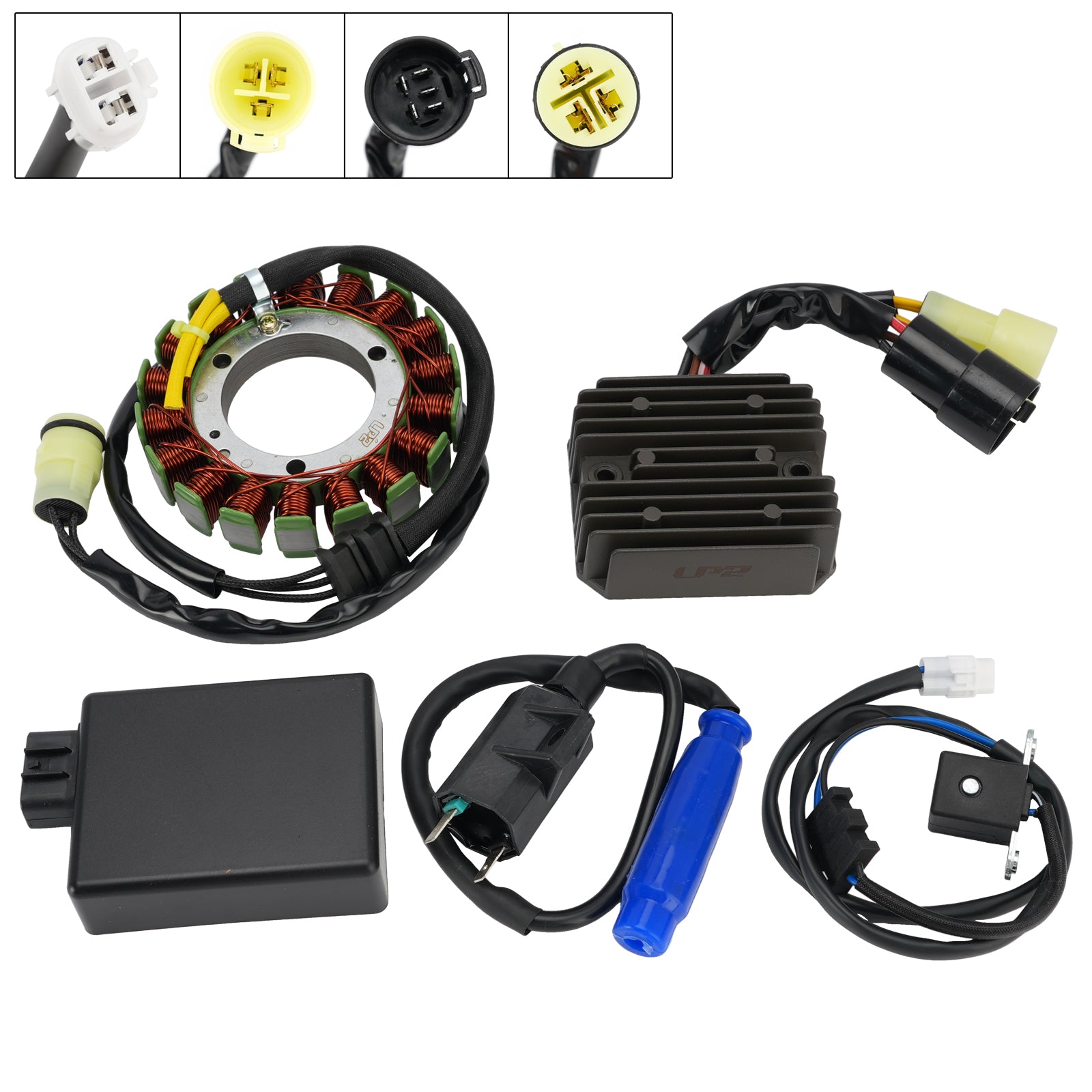 1999-2002 Kawasaki Prairie 400 KVF400 Stator Regulator CDI Box Ignition Coil