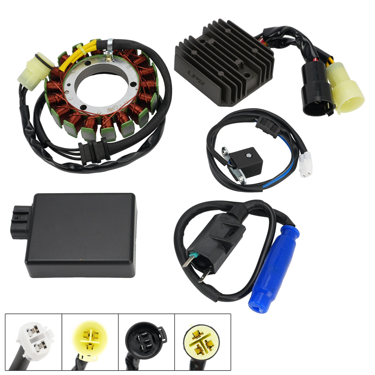 1999-2002 Kawasaki Prairie 400 KVF400 Stator Regulator CDI Box Ignition Coil