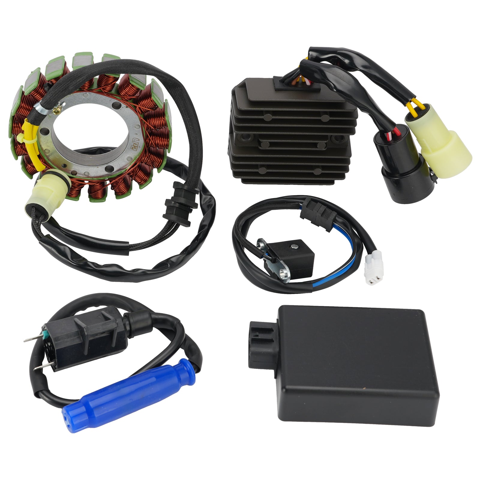 1999-2002 Kawasaki Prairie 400 KVF400 Stator Regulator CDI Box Ignition Coil