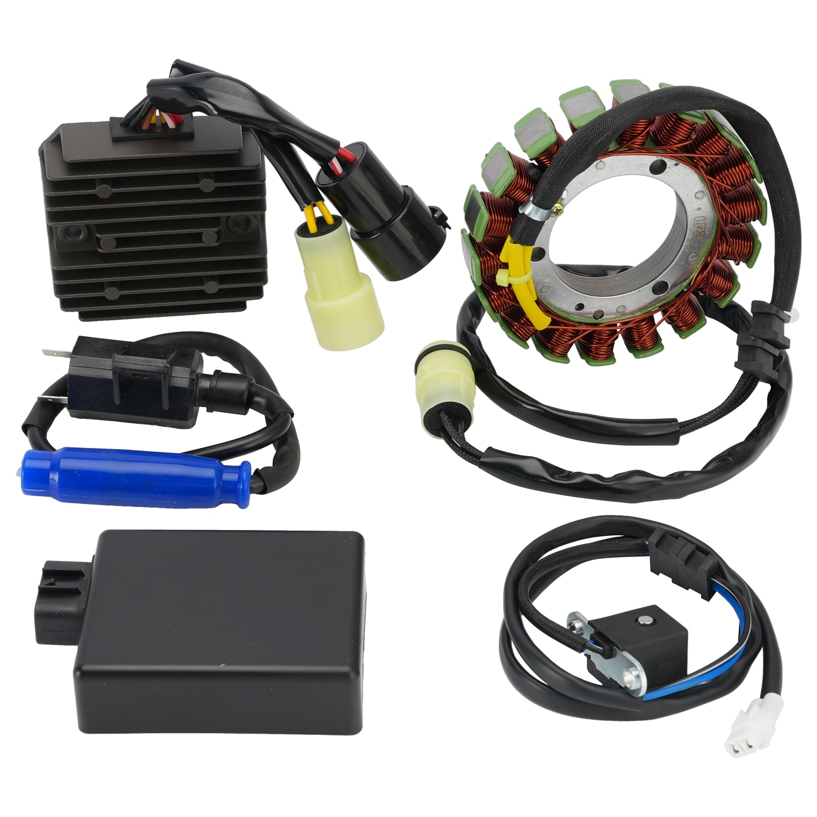 1999-2002 Kawasaki Prairie 400 KVF400 Stator Regulator CDI Box Ignition Coil